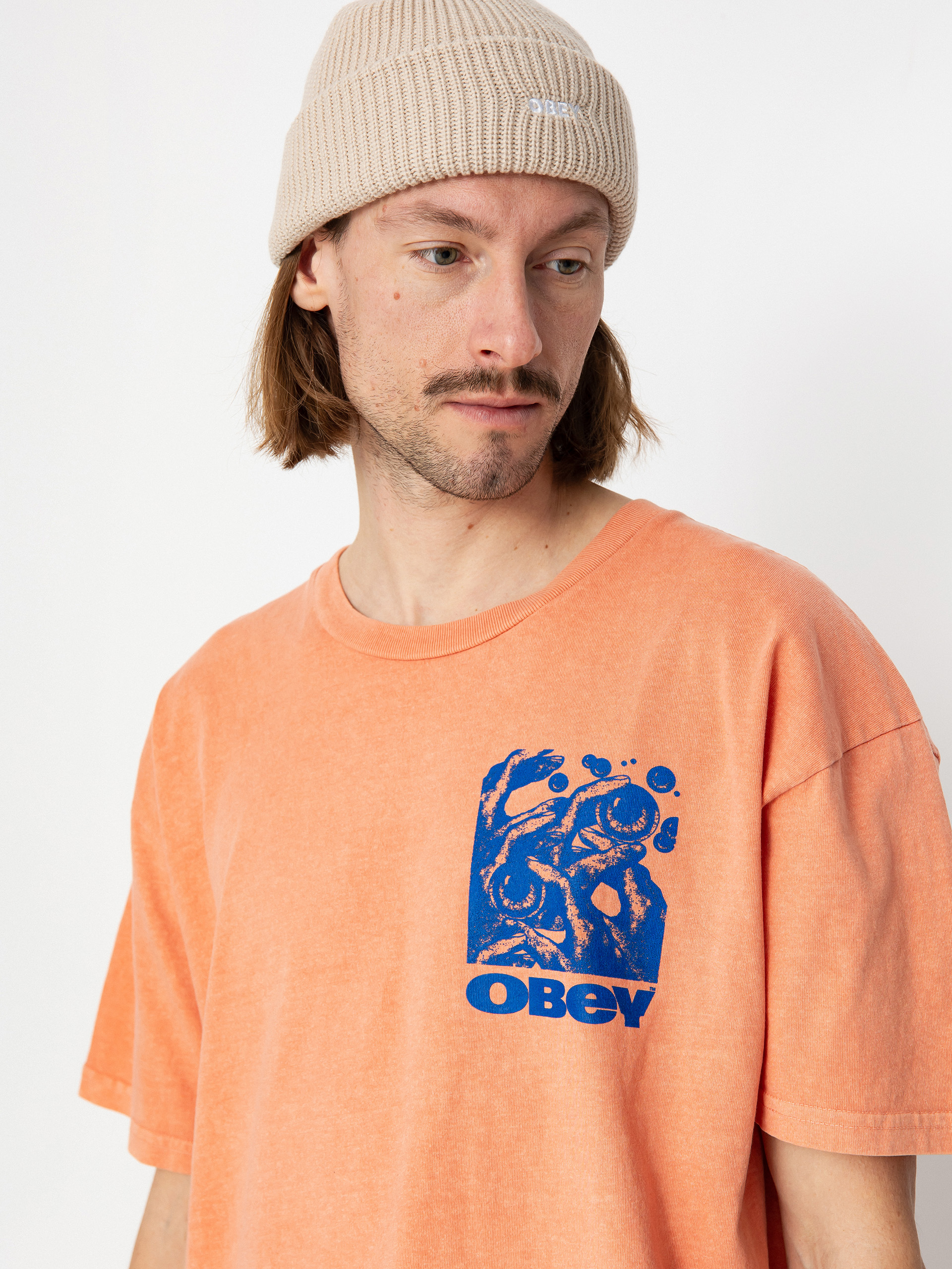 OBEY Eyes In My Head Póló (pigment sunset coral)