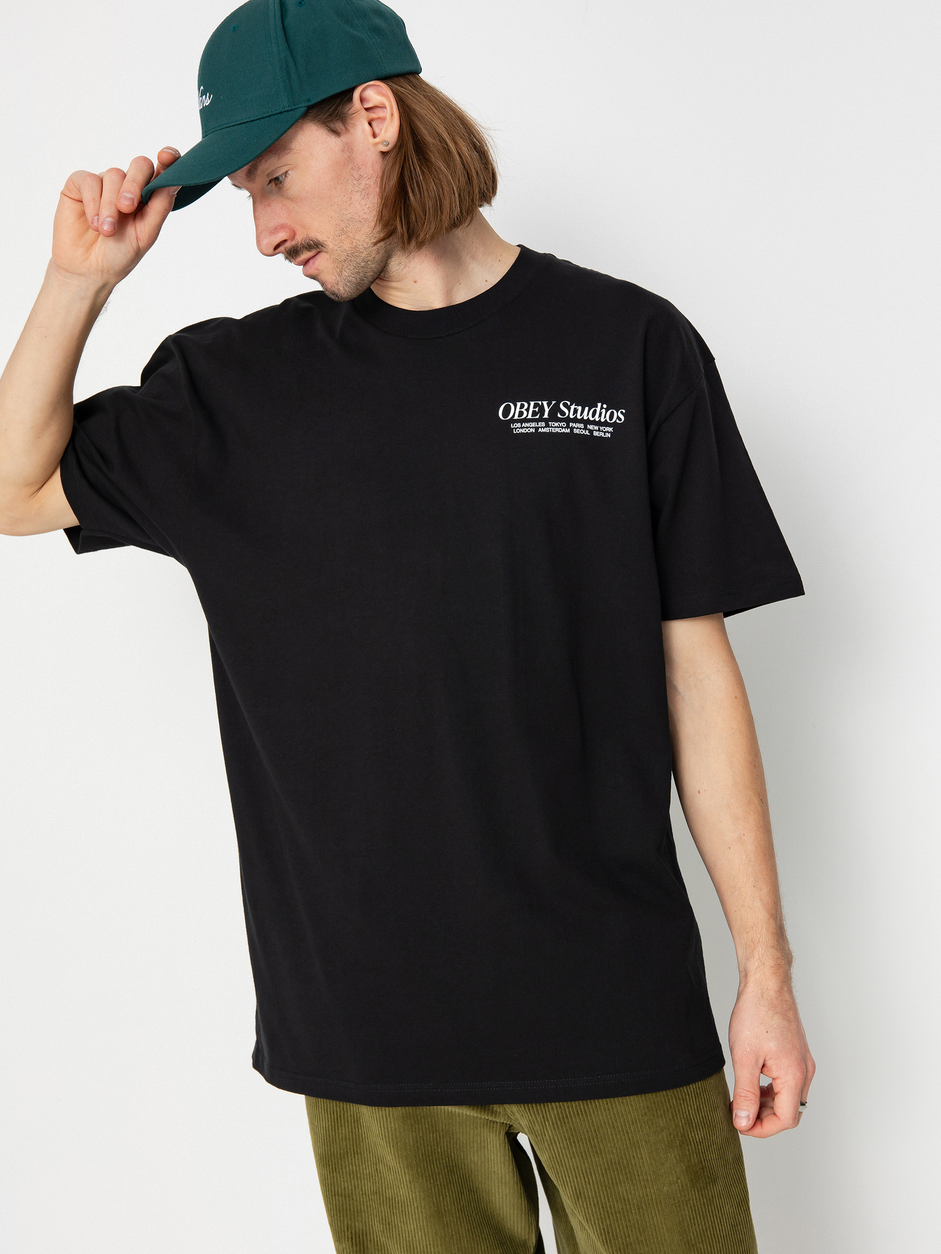 Póló OBEY Studios (black)