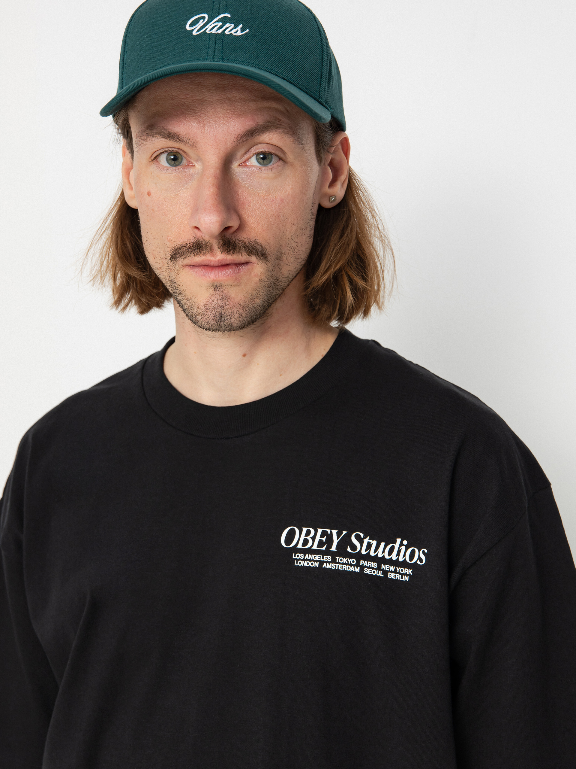 Póló OBEY Studios (black)