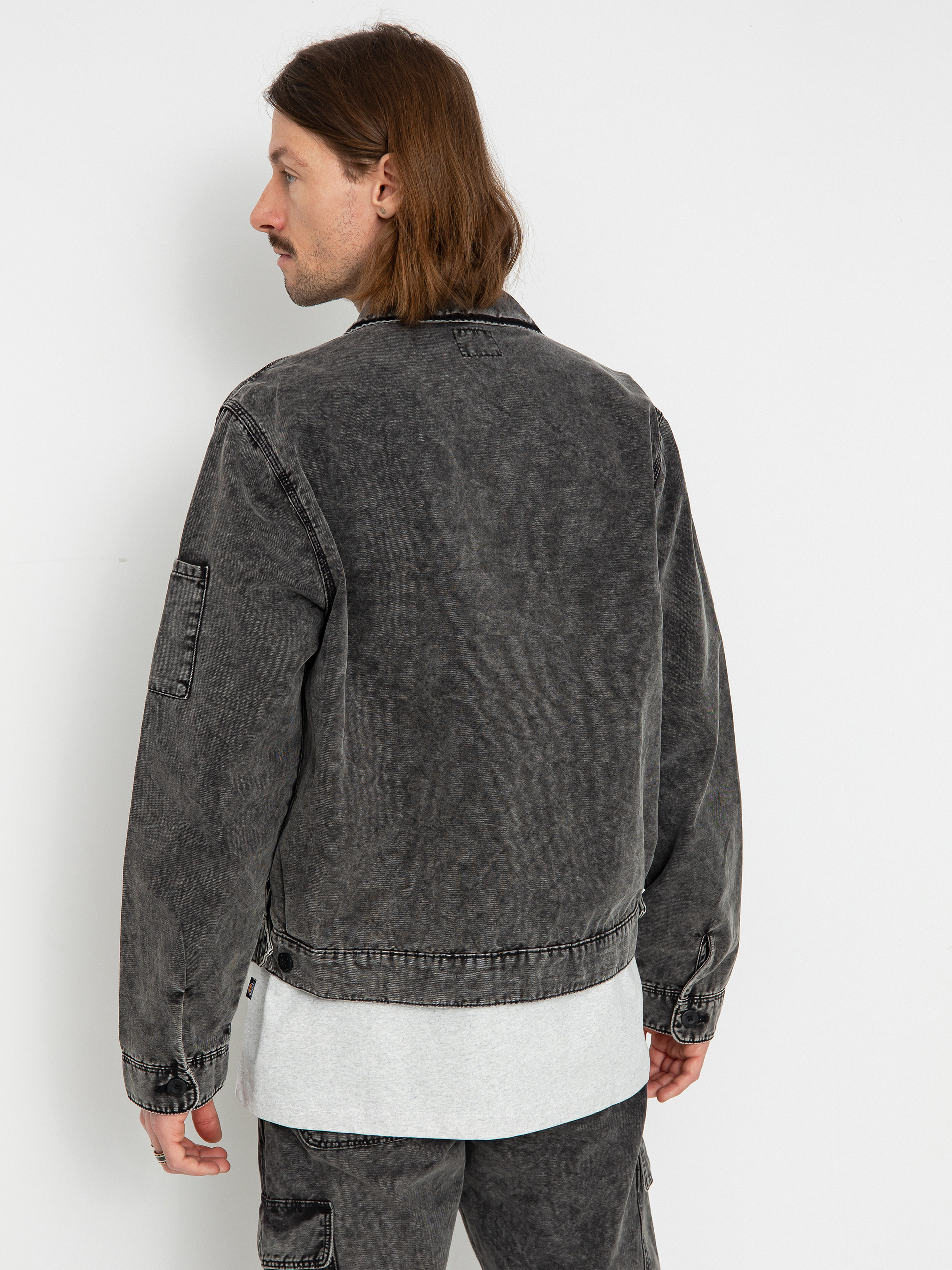 Dickies Newington Dzseki (dble dye/acid wash black)