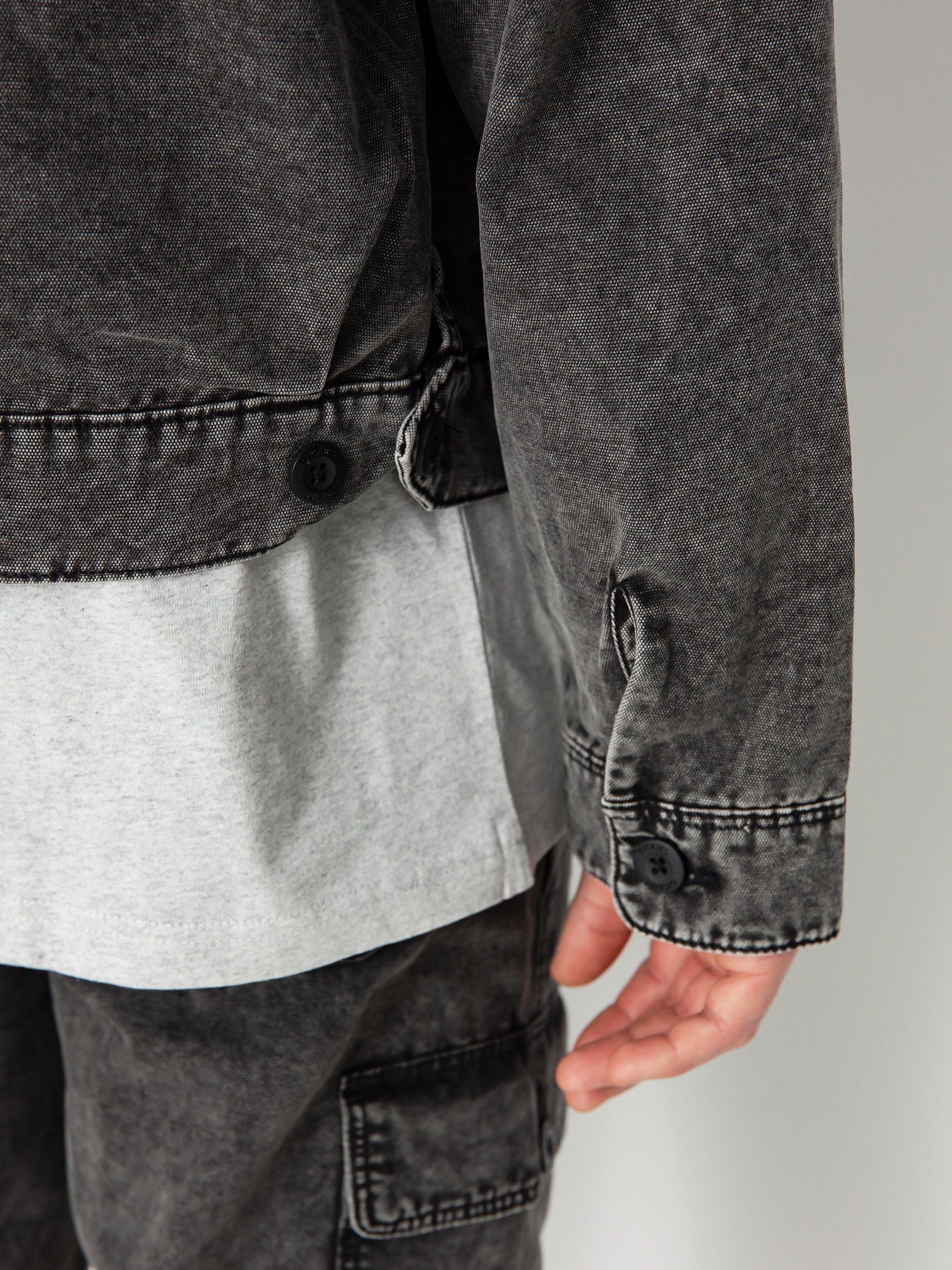 Dickies Newington Dzseki (dble dye/acid wash black)