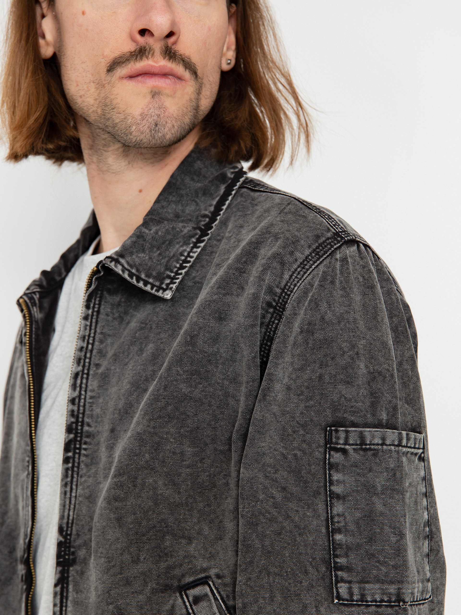 Dickies Newington Dzseki (dble dye/acid wash black)