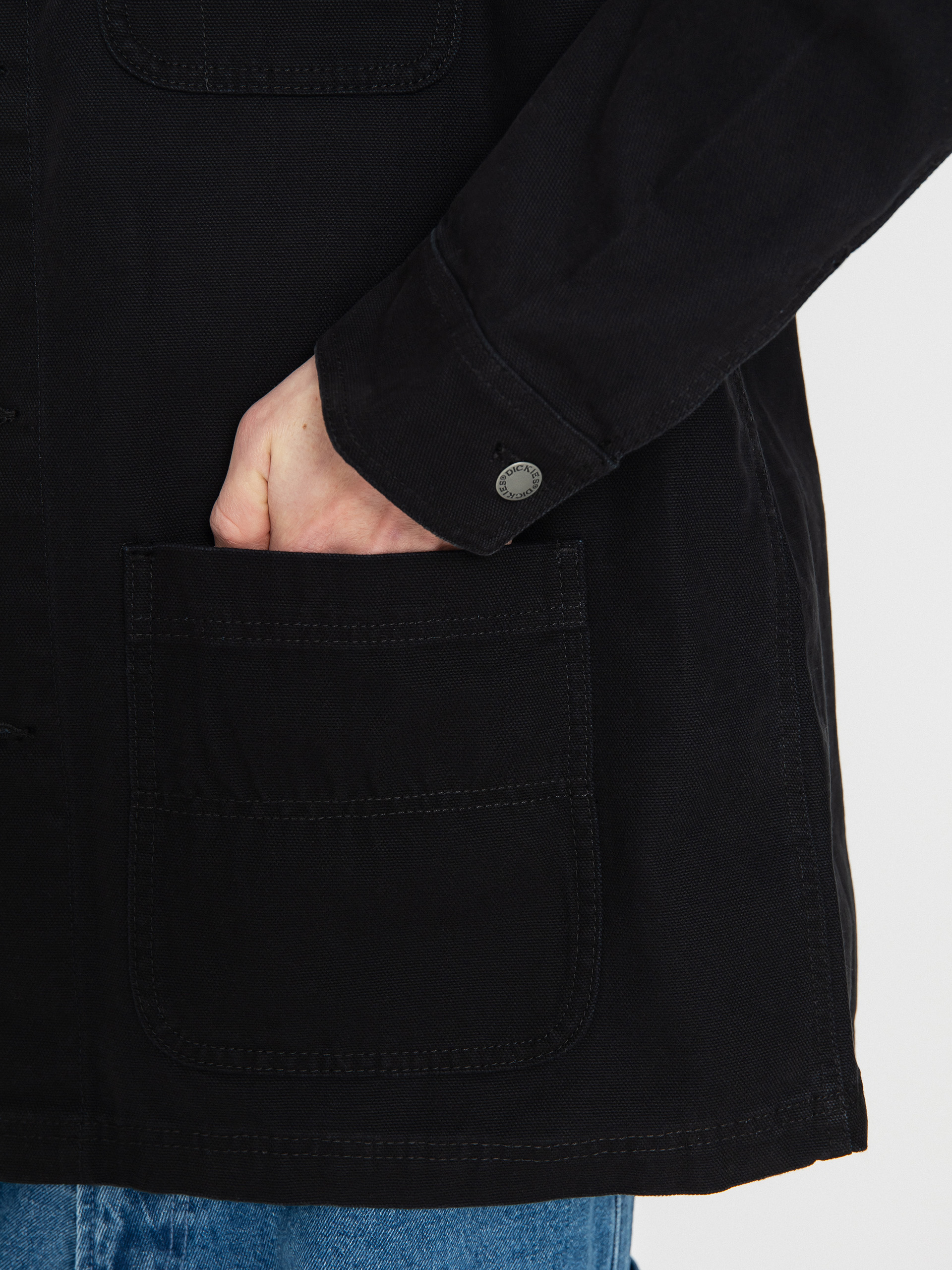 Dickies Duck Lined Chore Dzseki (stone washed black)