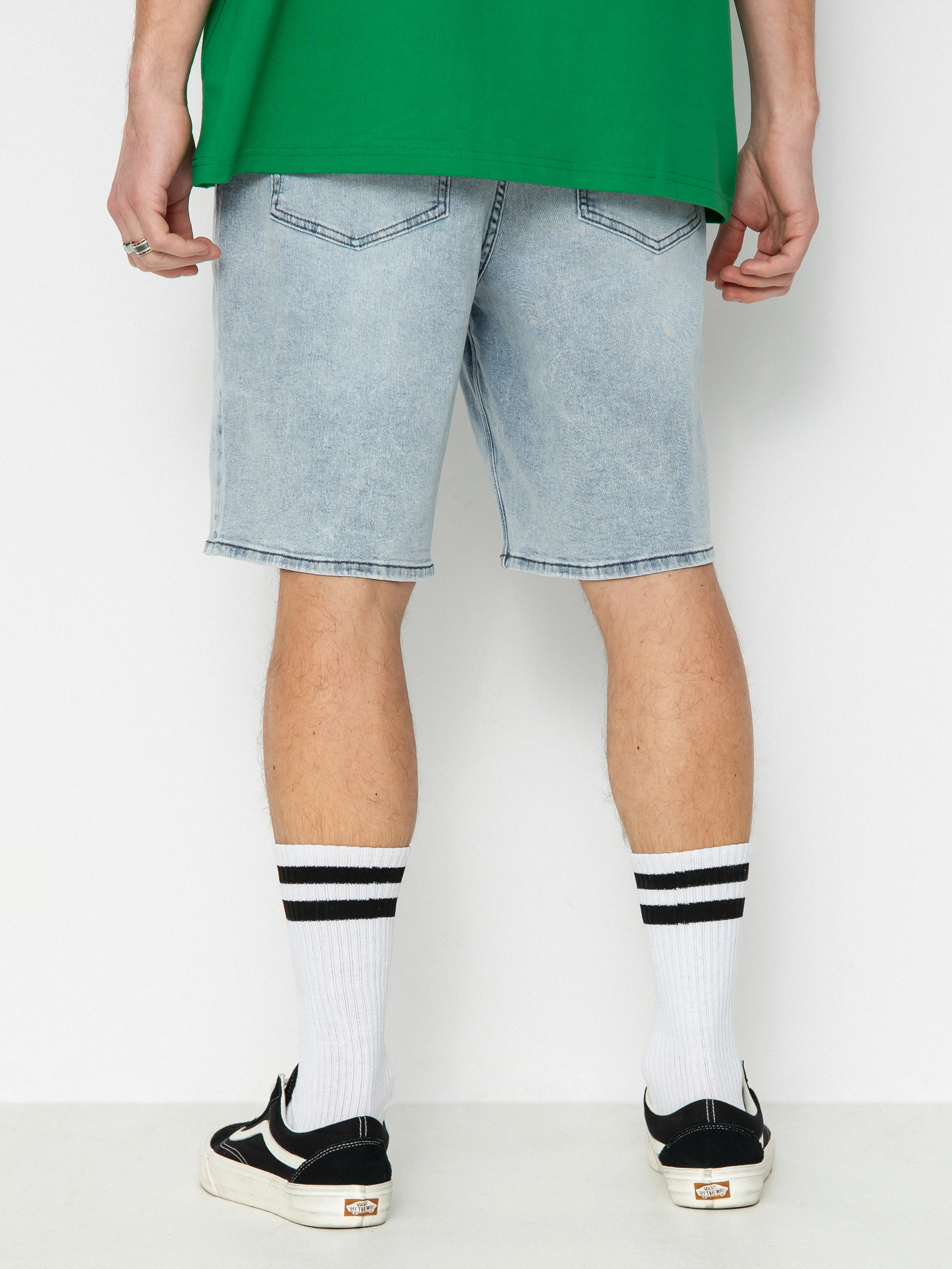 Volcom Billow Denim Rövidnadrág (desert dirt indigo)