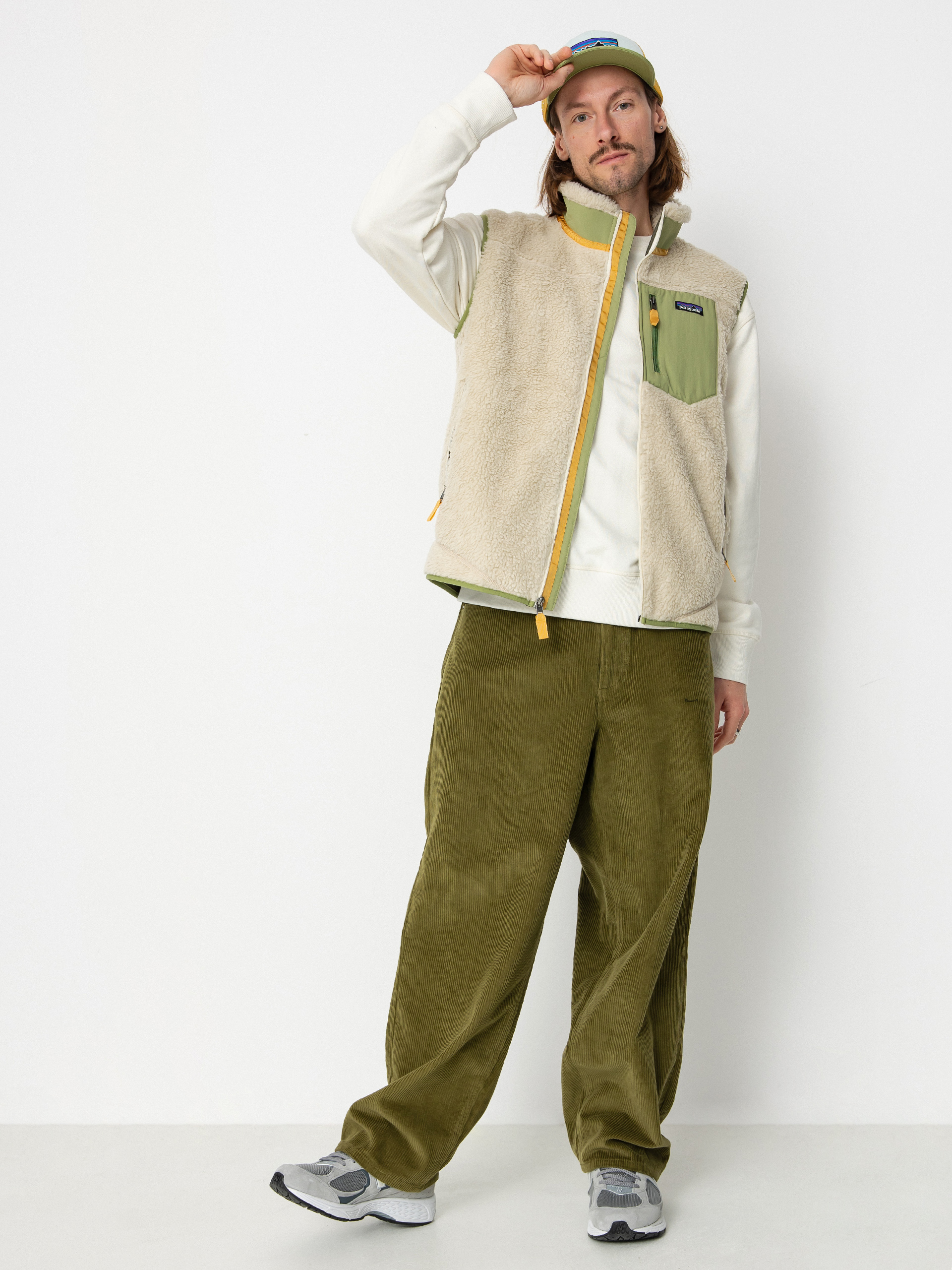 Patagonia Classic Retro X Mellény (dark natural buckhorn green)