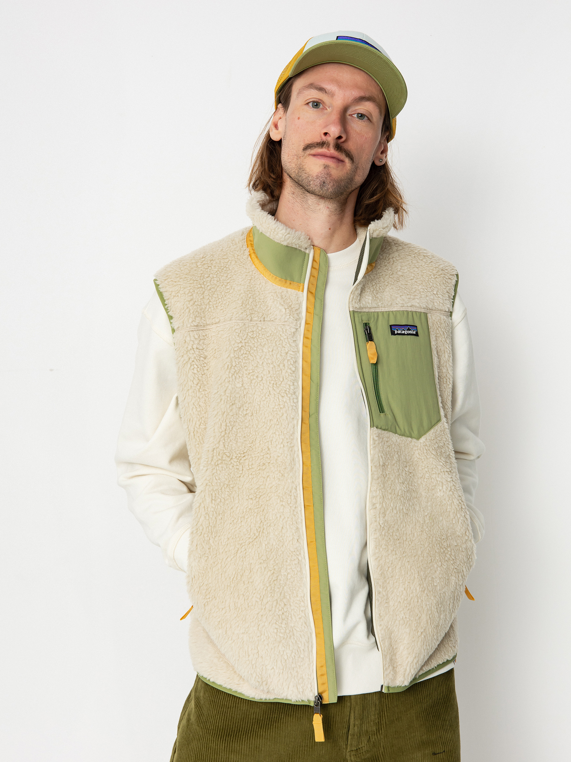 Patagonia Classic Retro X Mellény (dark natural buckhorn green)