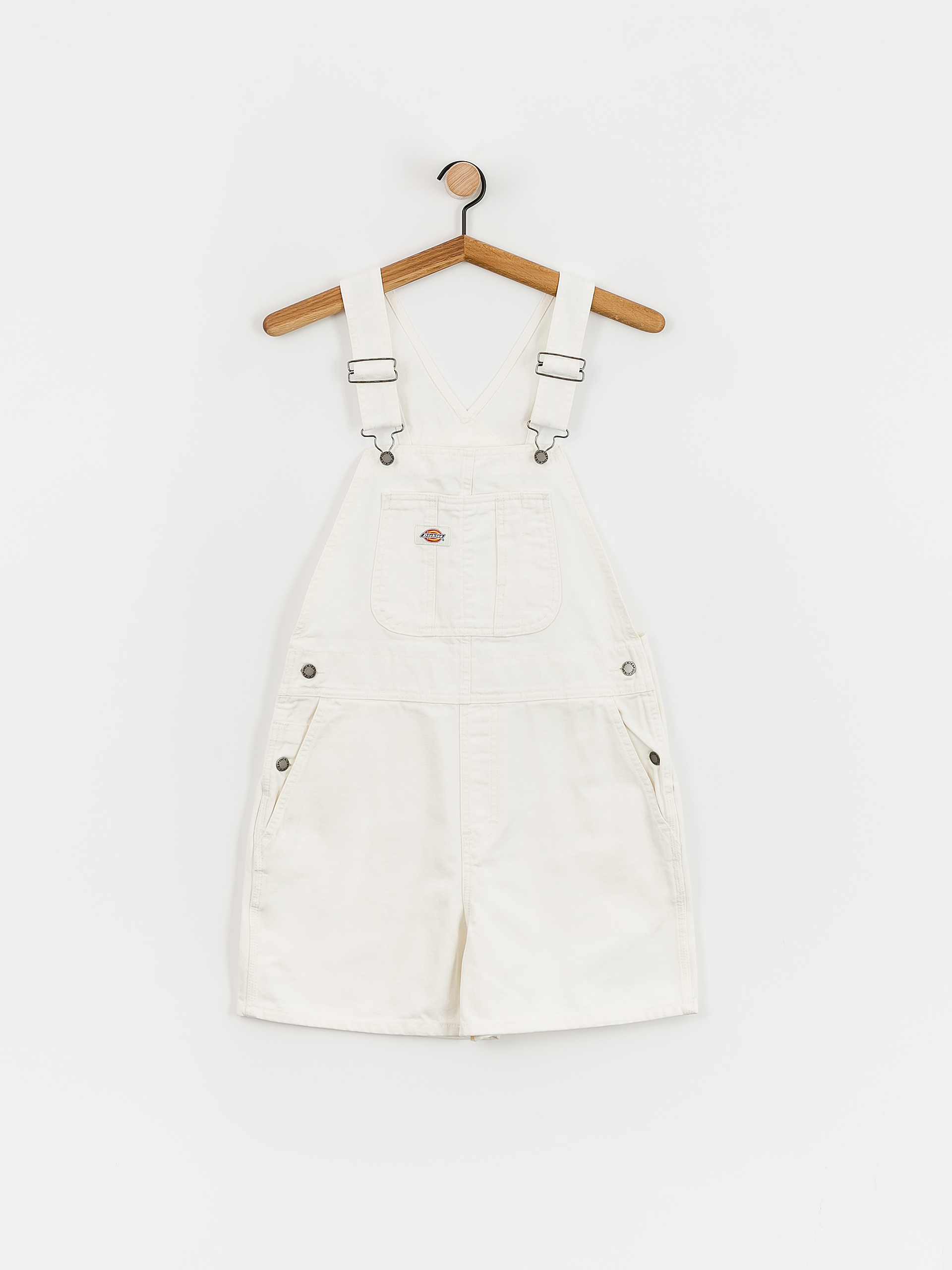 Dickies Duck Canvas Bib Wmn Rövidnadrág (stone washed cloud)