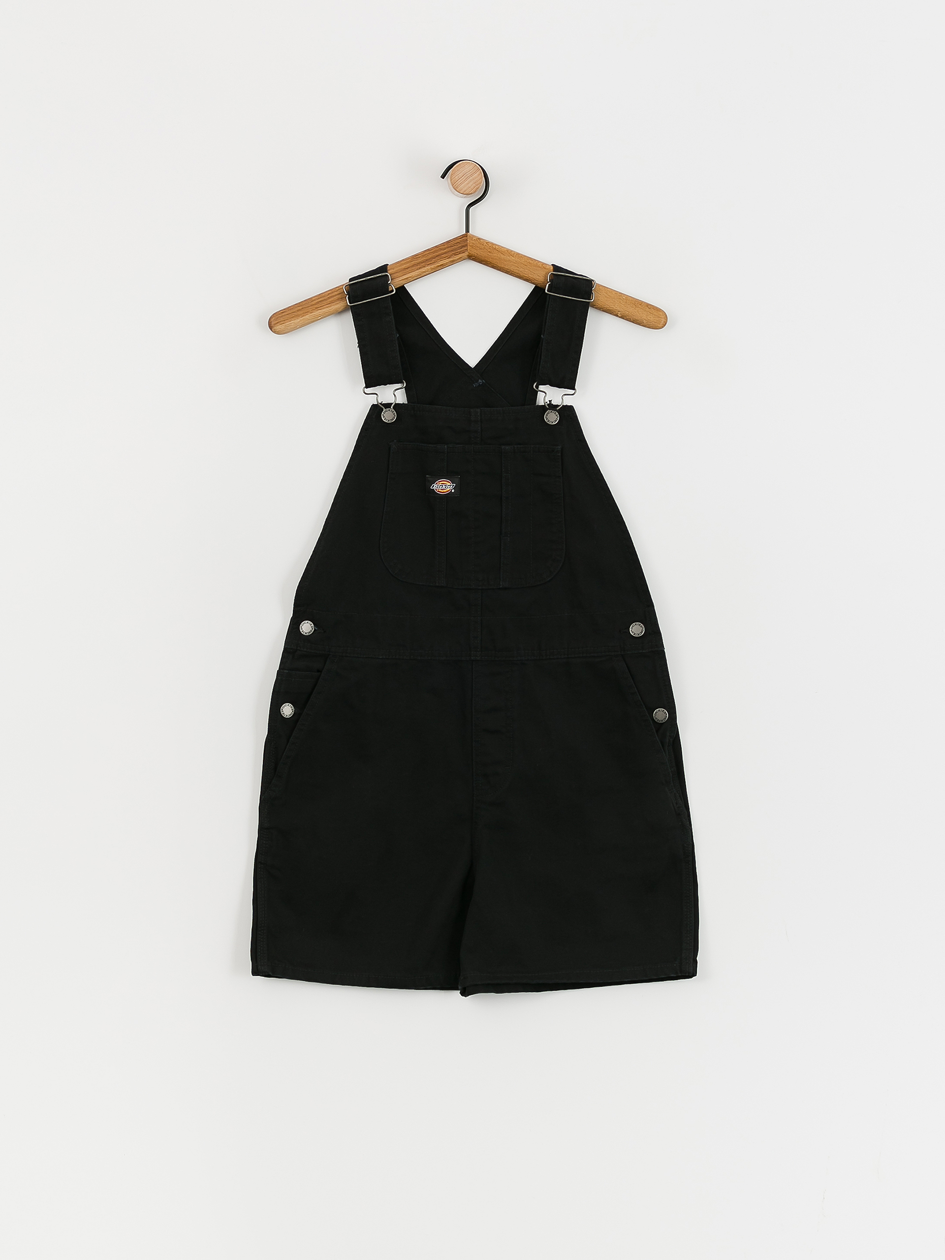 Dickies Duck Canvas Bib Wmn Rövidnadrág (stone washed black)
