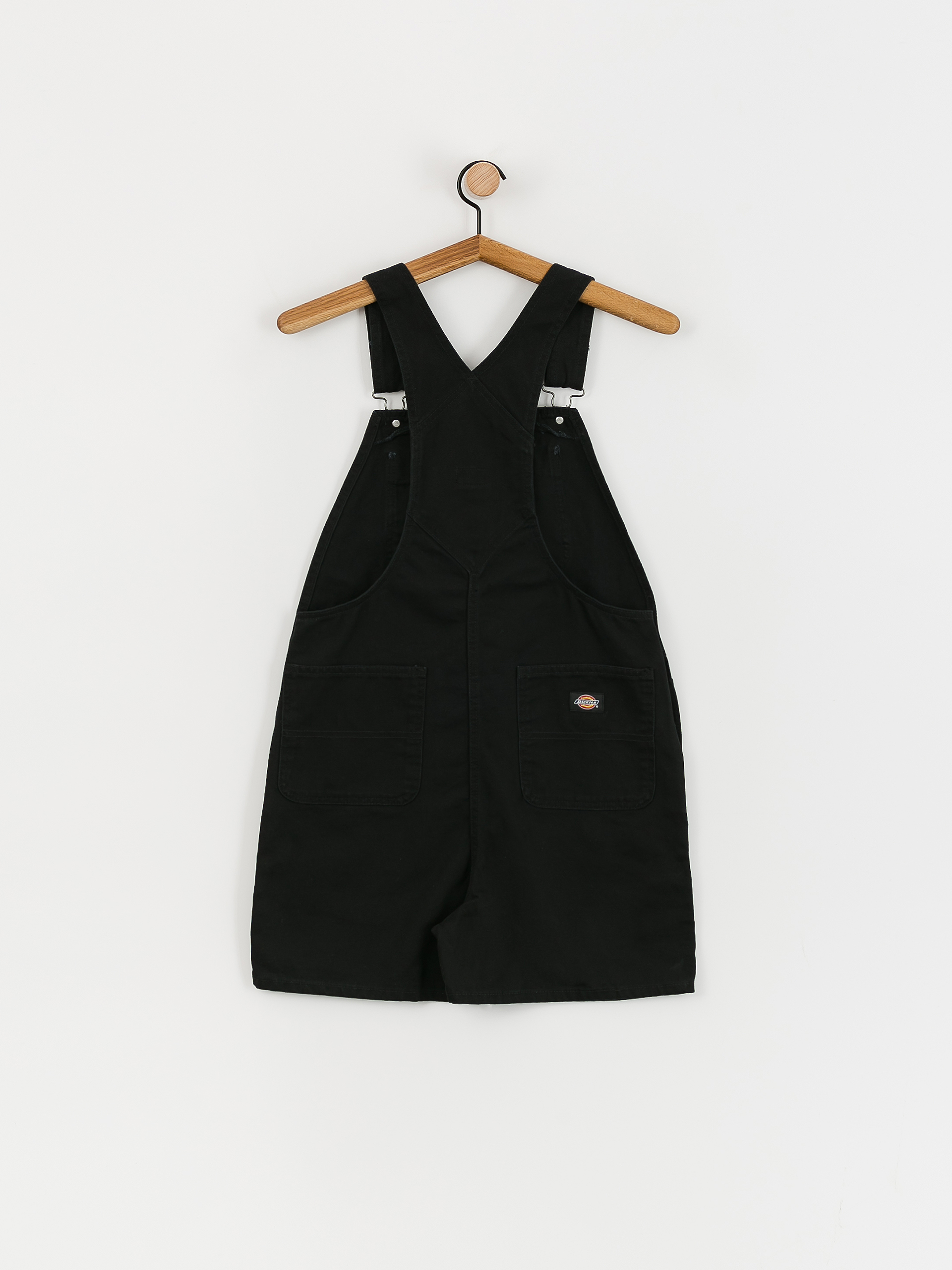 Dickies Duck Canvas Bib Wmn Rövidnadrág (stone washed black)
