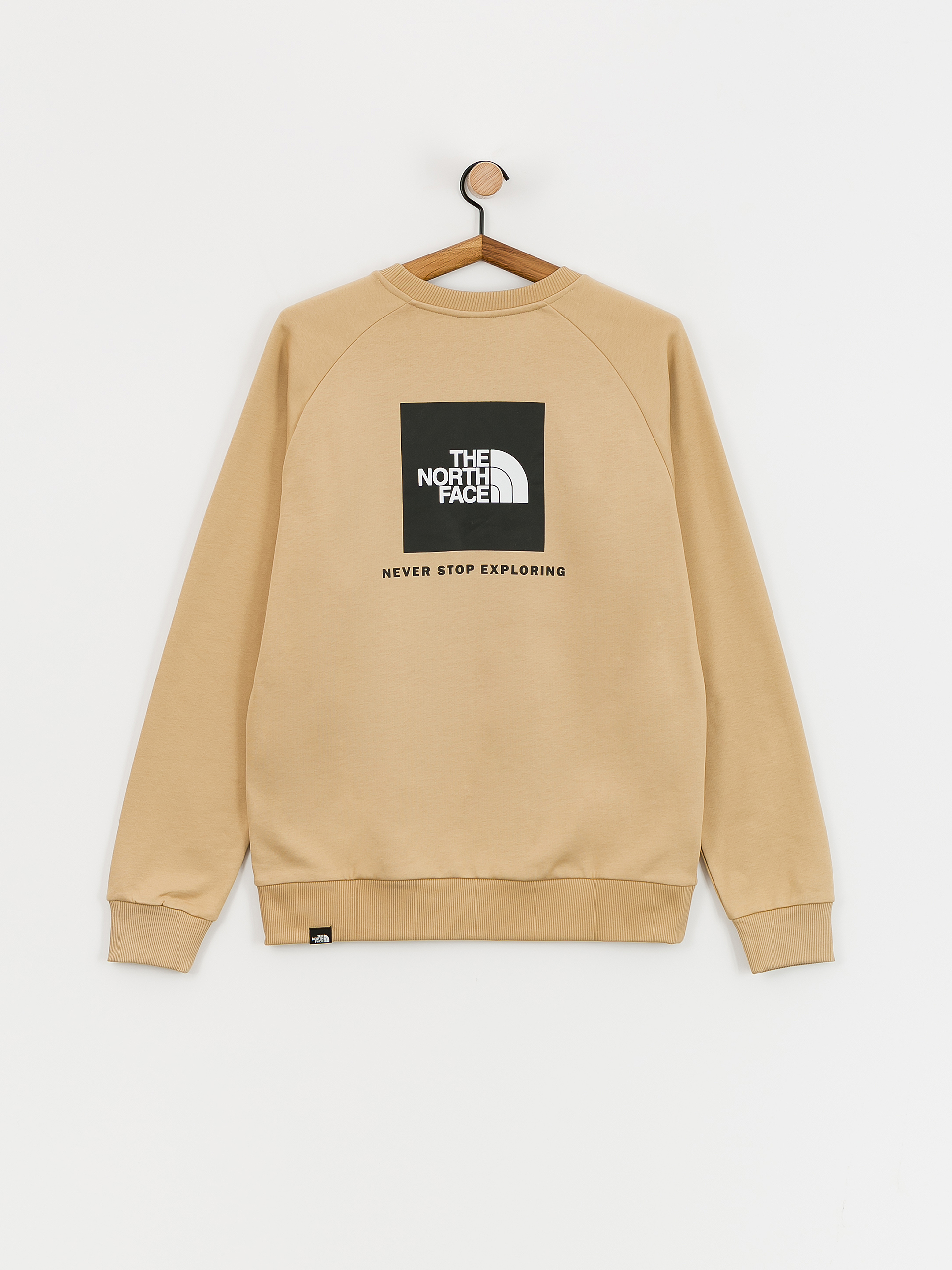 The North Face Raglan Redbox Pulóver (khaki stone/tnf black)