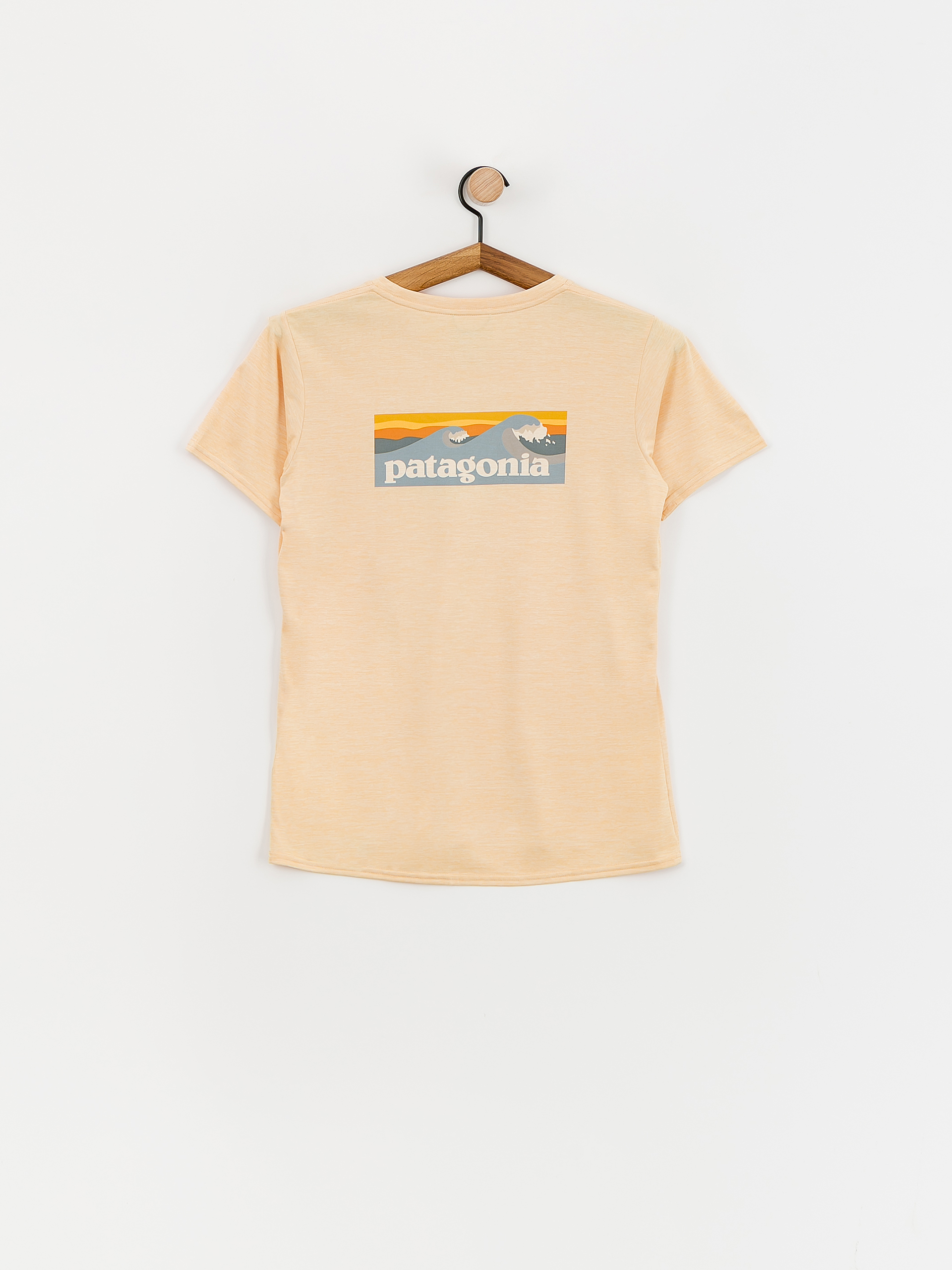 Patagonia Cap Cool Daily Graphic Wmn Póló (boardshort logo sandy melon x-dye)