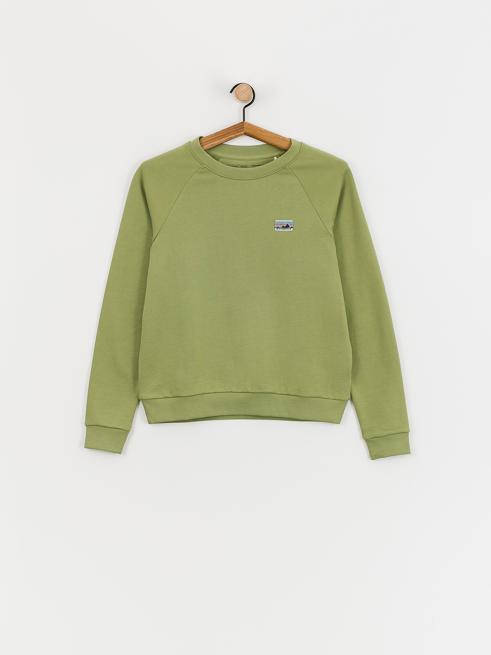 Patagonia Regenerative Organic Certified Cotton Essential Wmn Pulóver (buckhorn green)