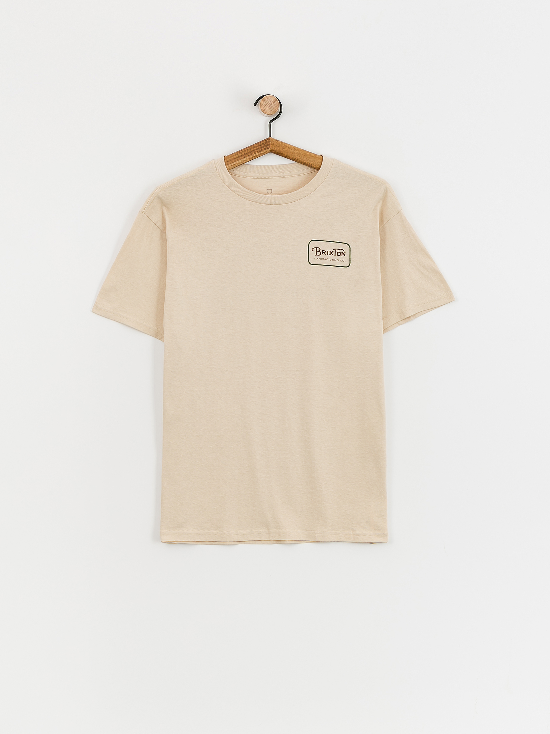 Brixton Grade Stt Póló (cream/trekking green/sepia)
