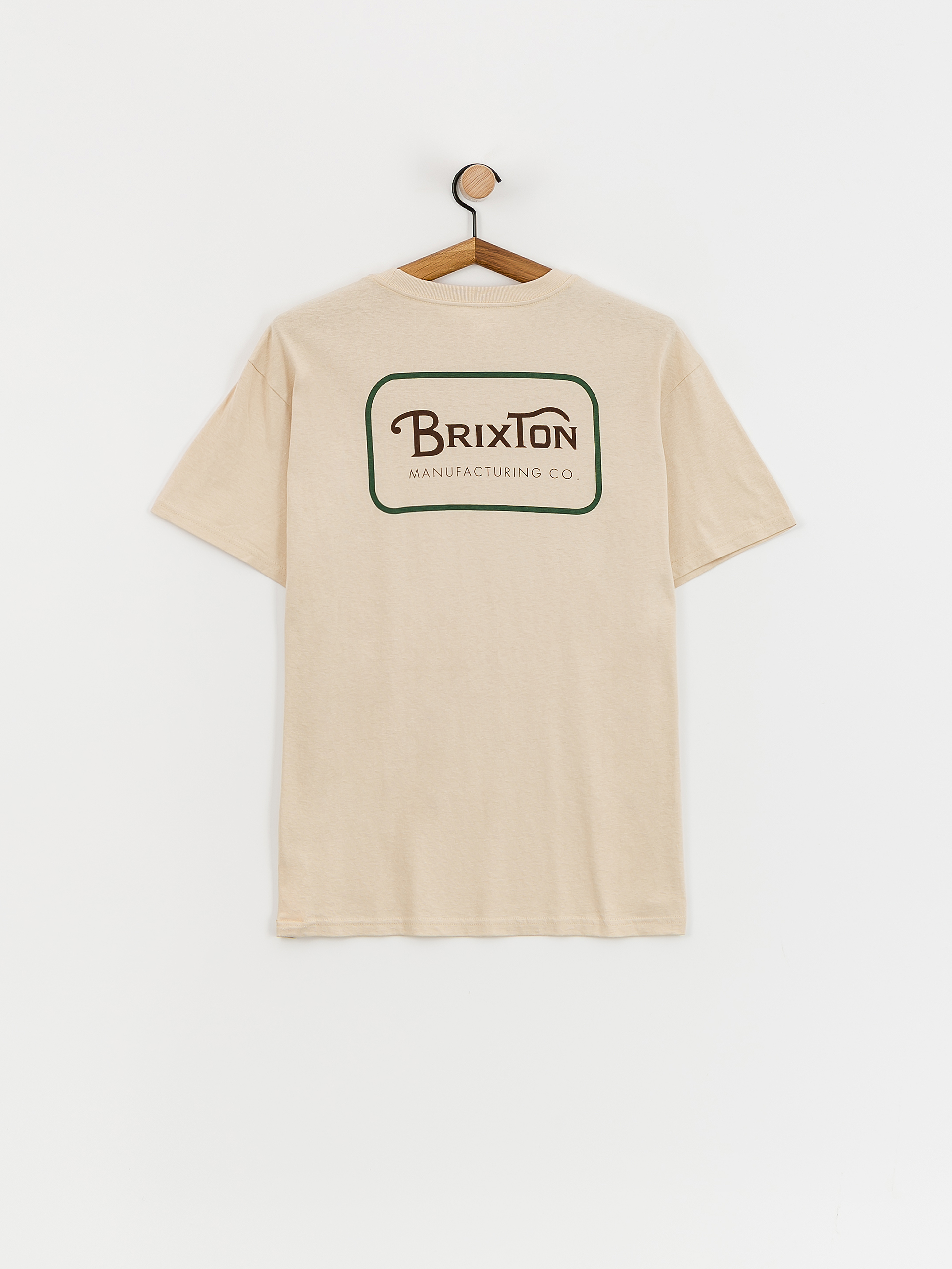 Brixton Grade Stt Póló (cream/trekking green/sepia)