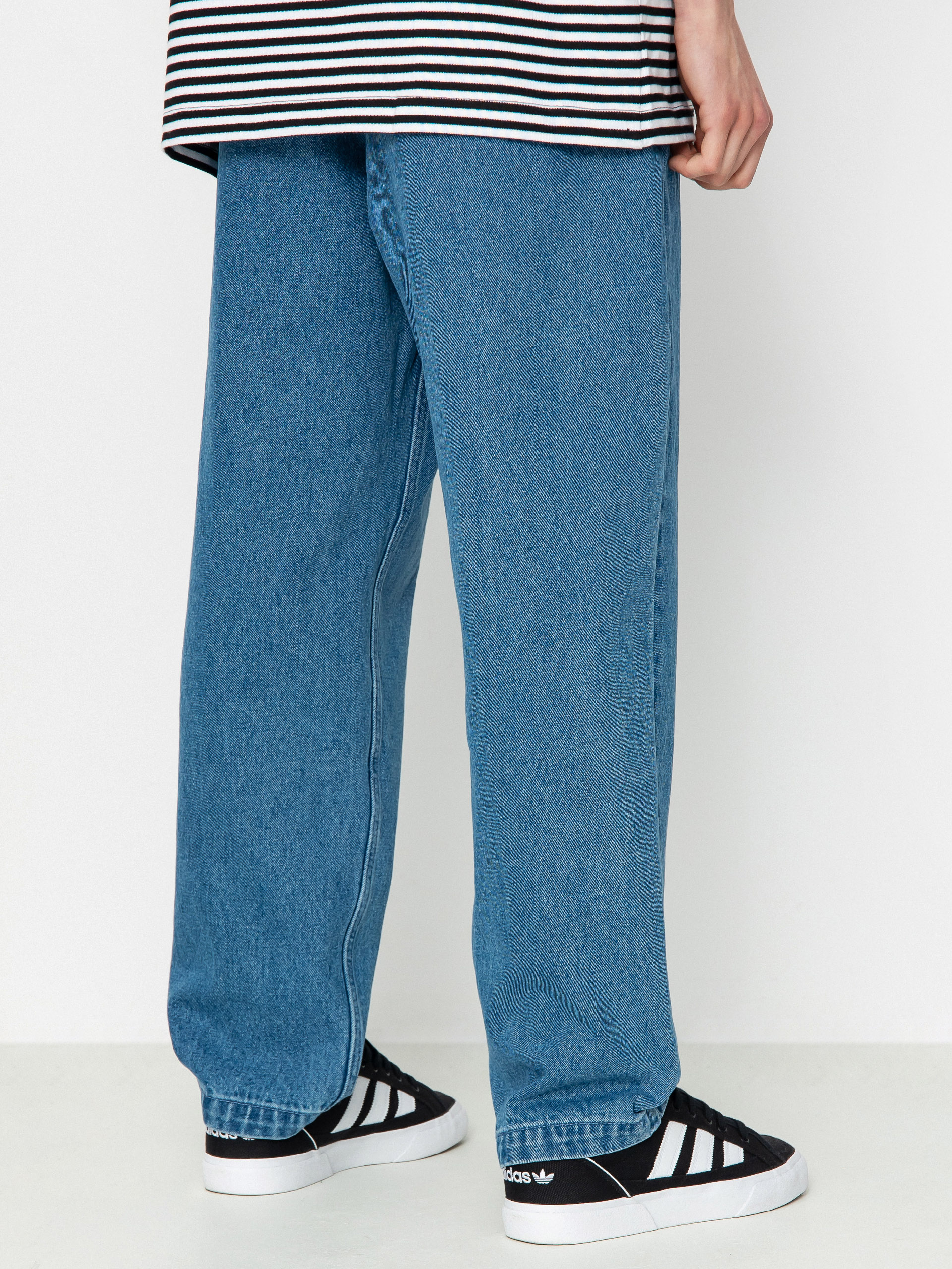 OBEY Fubar Pleated Denim Kisnadrág (light indigo)