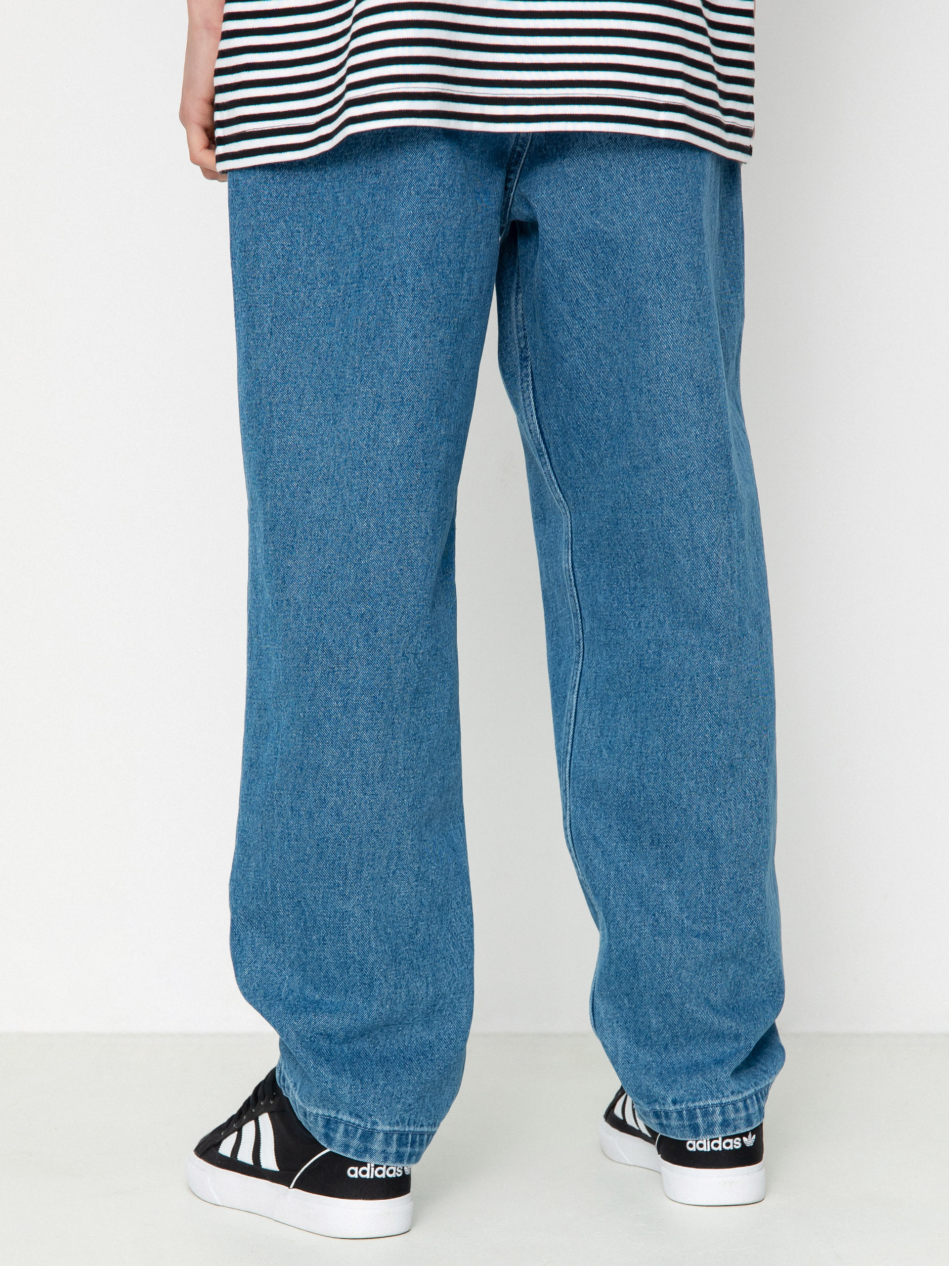 OBEY Fubar Pleated Denim Kisnadrág (light indigo)