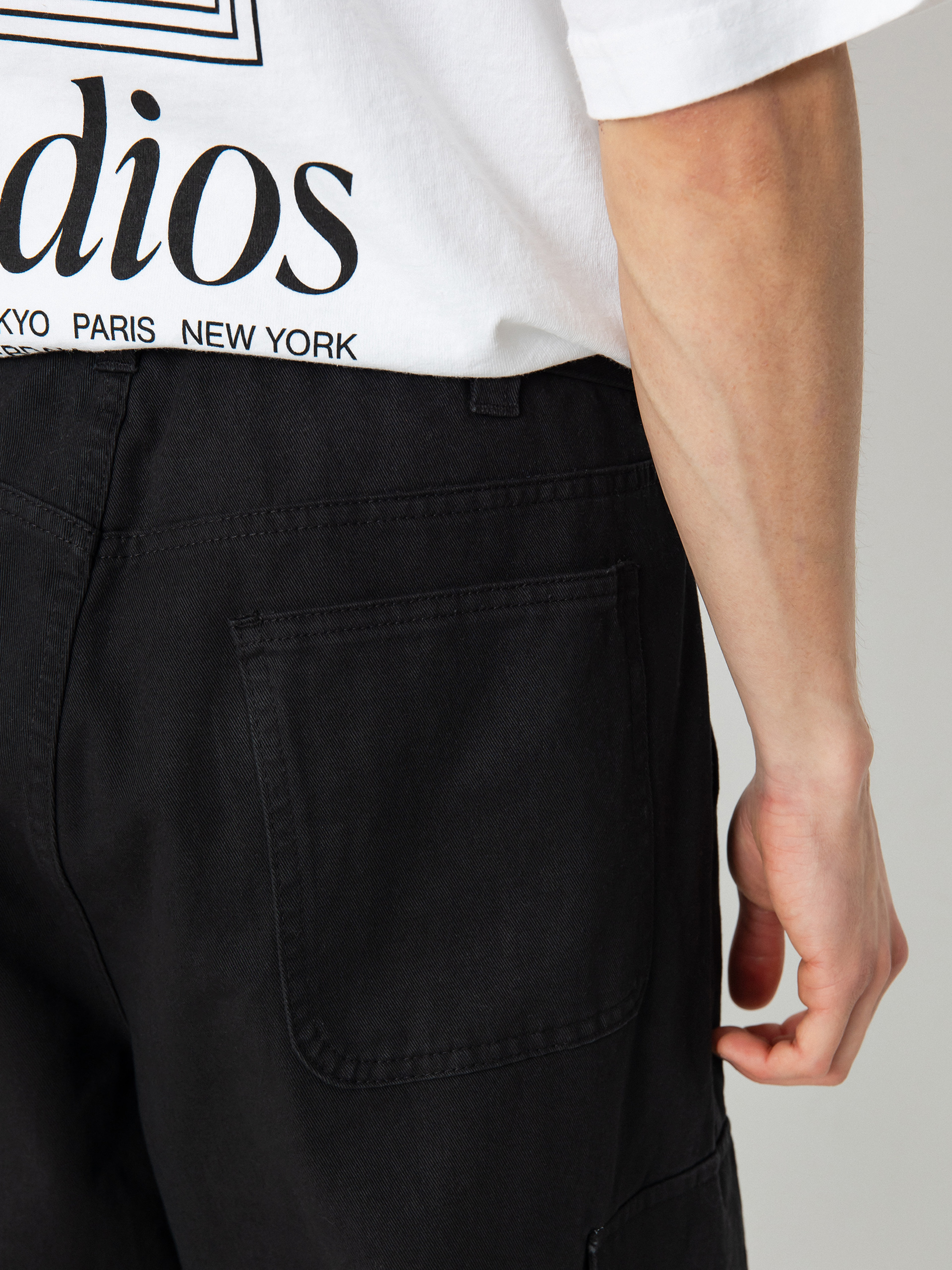 OBEY Bigwig Baggy Twill Cargo Kisnadrág (black)