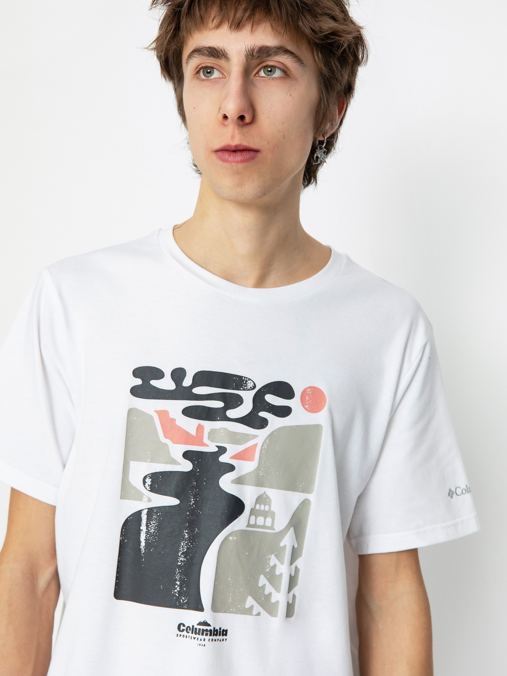 Póló Columbia Sun Trek (white/simple gorge)