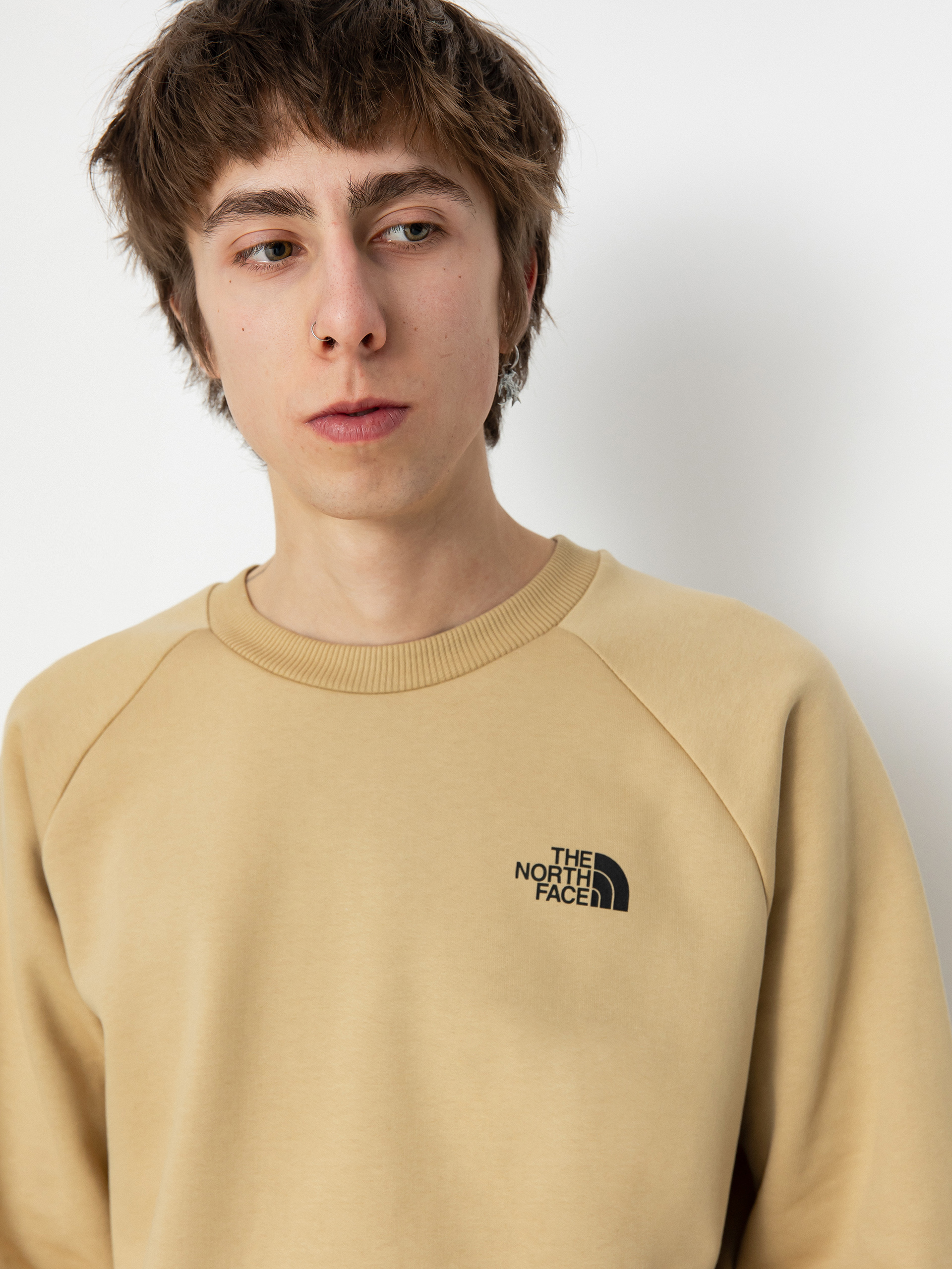 The North Face Raglan Redbox Pulóver (khaki stone/tnf black)