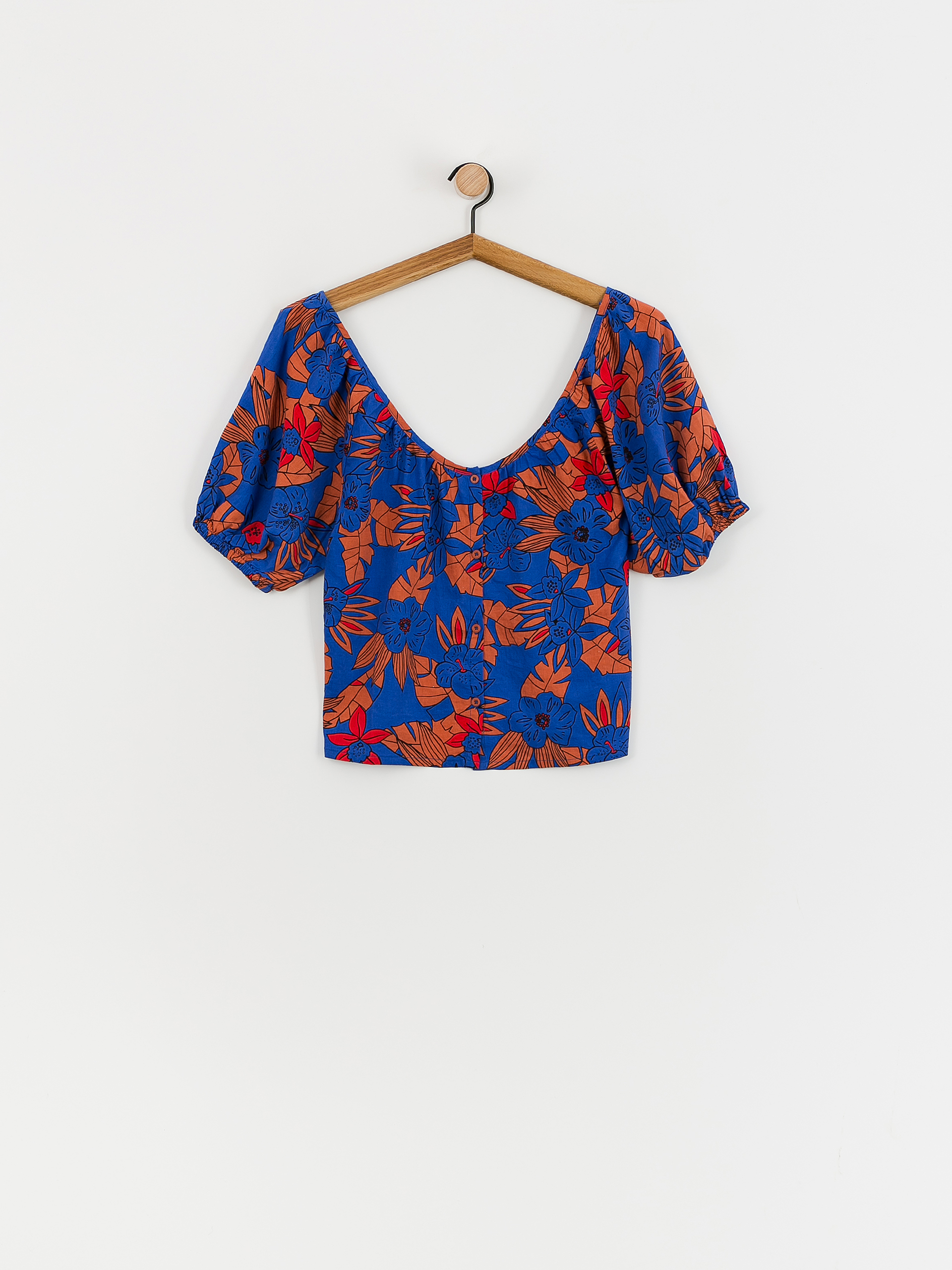 Brixton Mercado Linen Top Wmn Ing (terracotta)