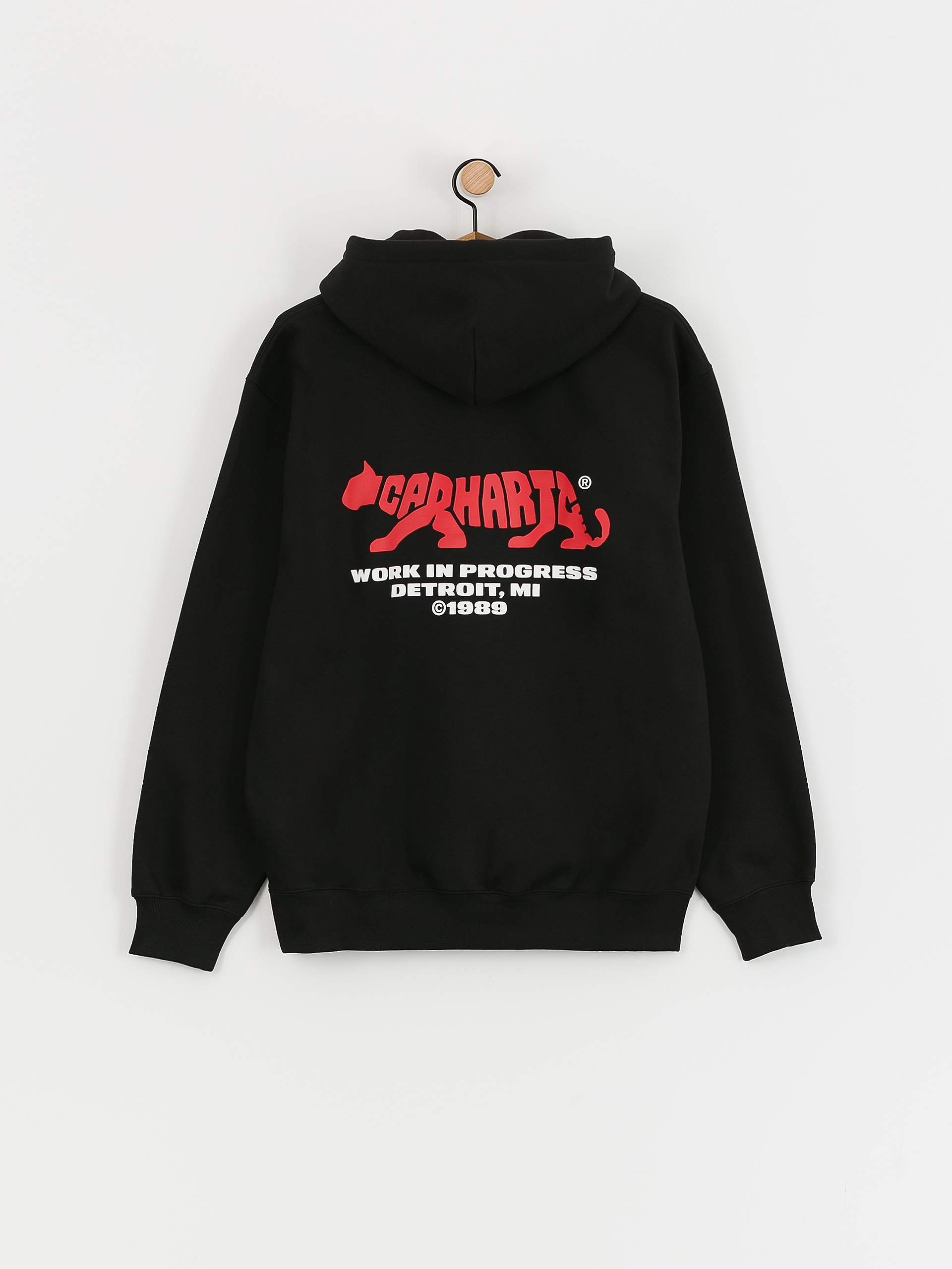 Carhartt WIP Rocky Script HD Kapucnis pulóver (black)