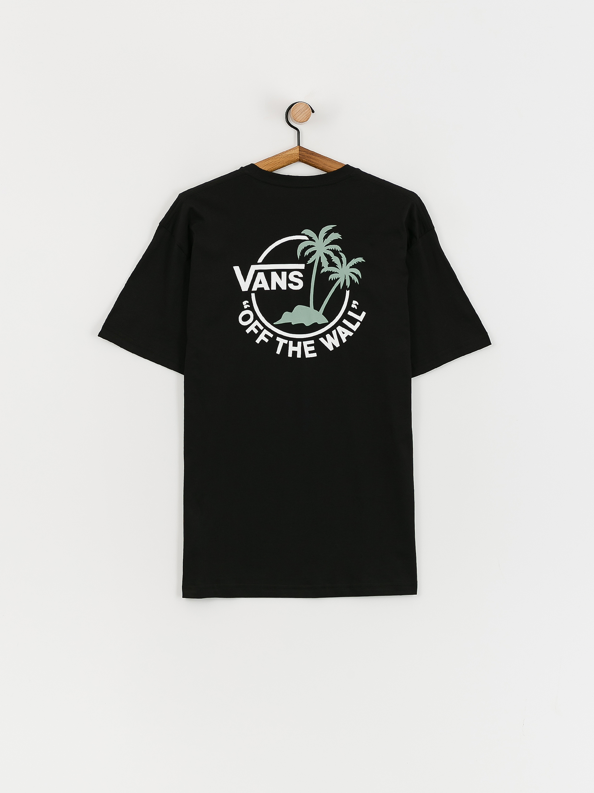 Vans Classic Mini Dual Palm II Póló (black/iceberg green)