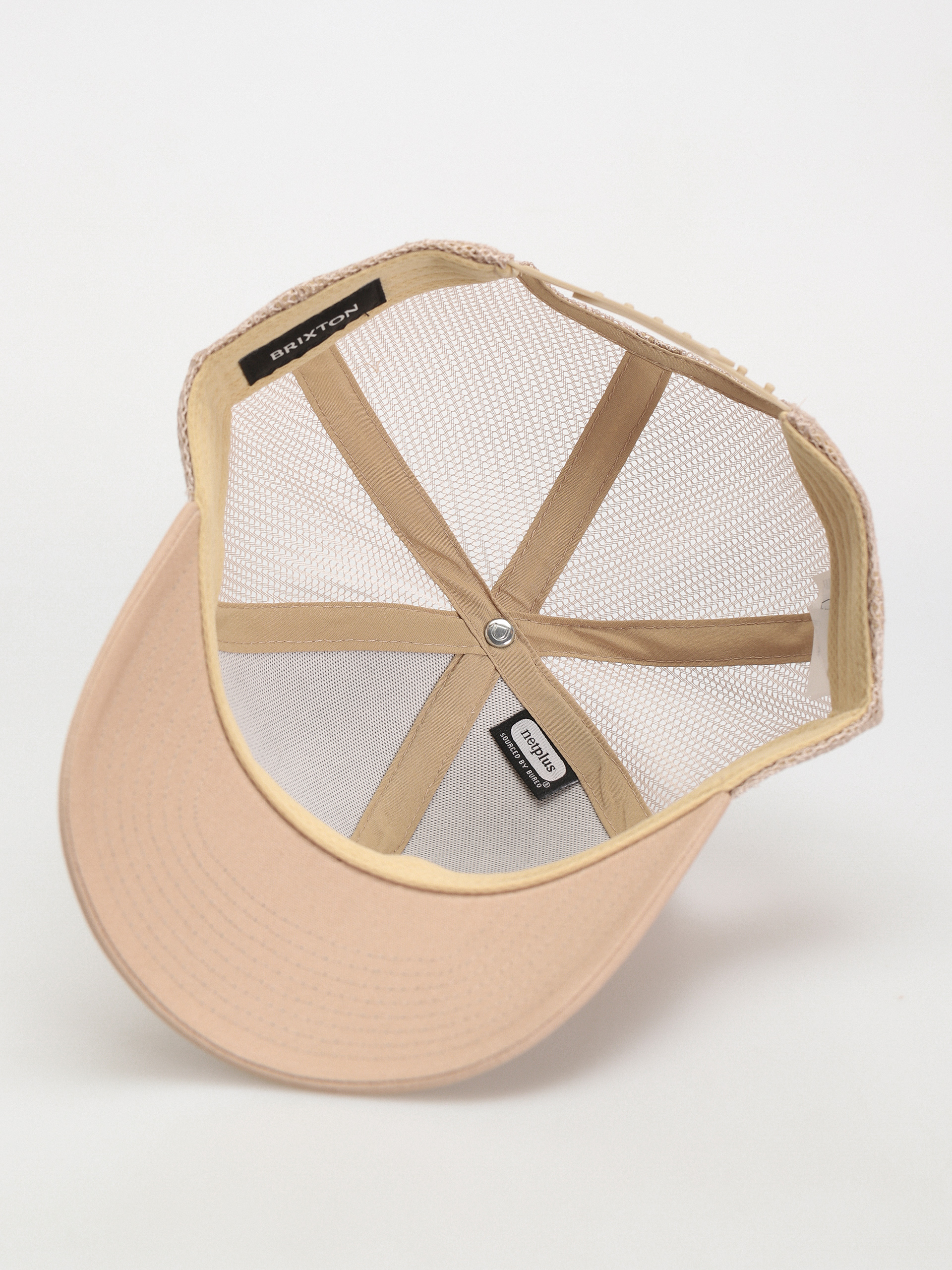 Brixton Crest X Mp Mesh Cap Baseball sapka (oat milk/oat milk)