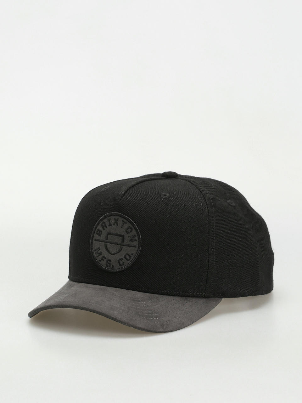 Brixton Crest C Mp Snapback Baseball sapka (black/black/black)