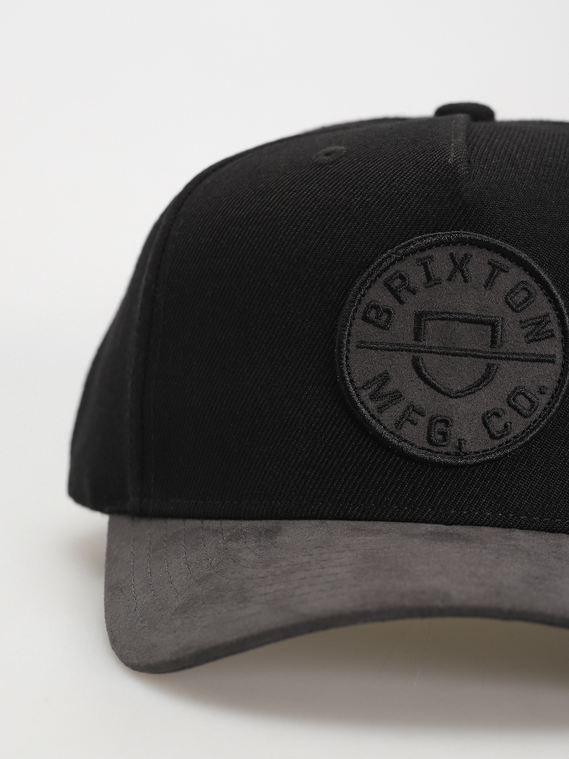 Brixton Crest C Mp Snapback Baseball sapka (black/black/black)