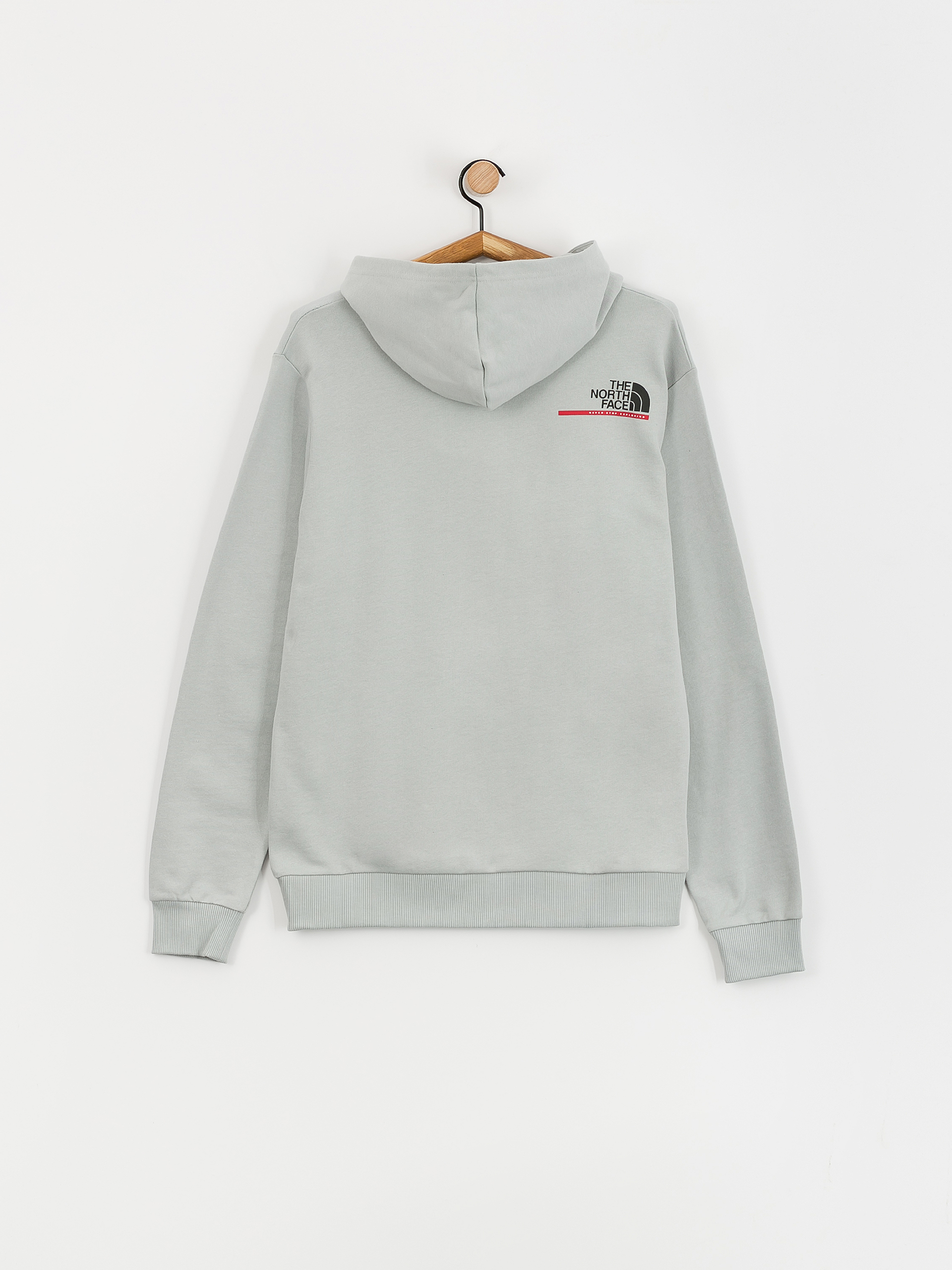 Kapucnis pulóver The North Face Tnf Est 1966 HD (high rise grey)
