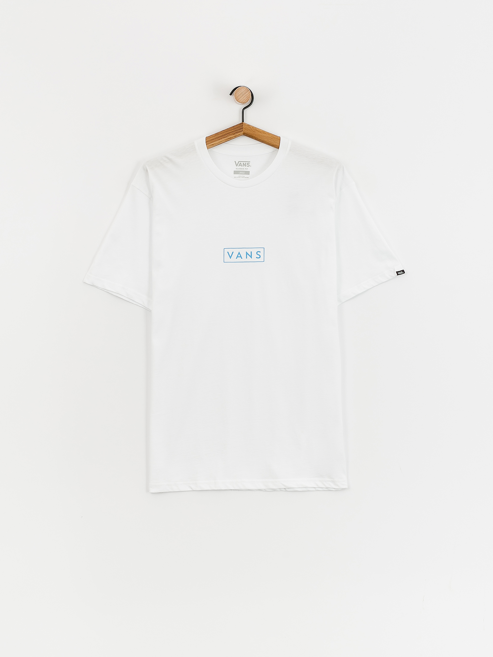 Póló Vans Classic Easy Box (white/malibu blue)