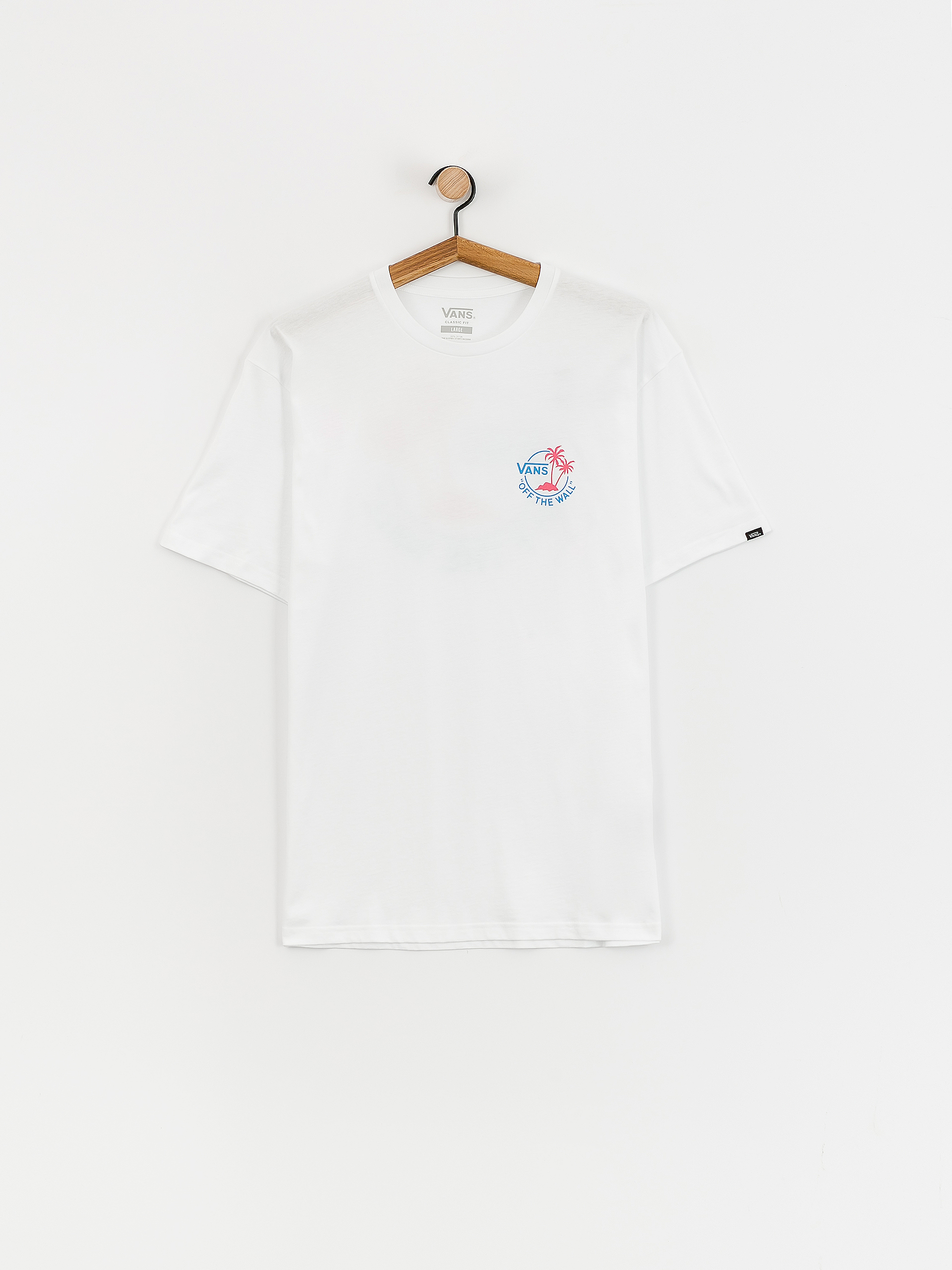 Póló Vans Classic Mini Dual Palm II (white/malibu blue)