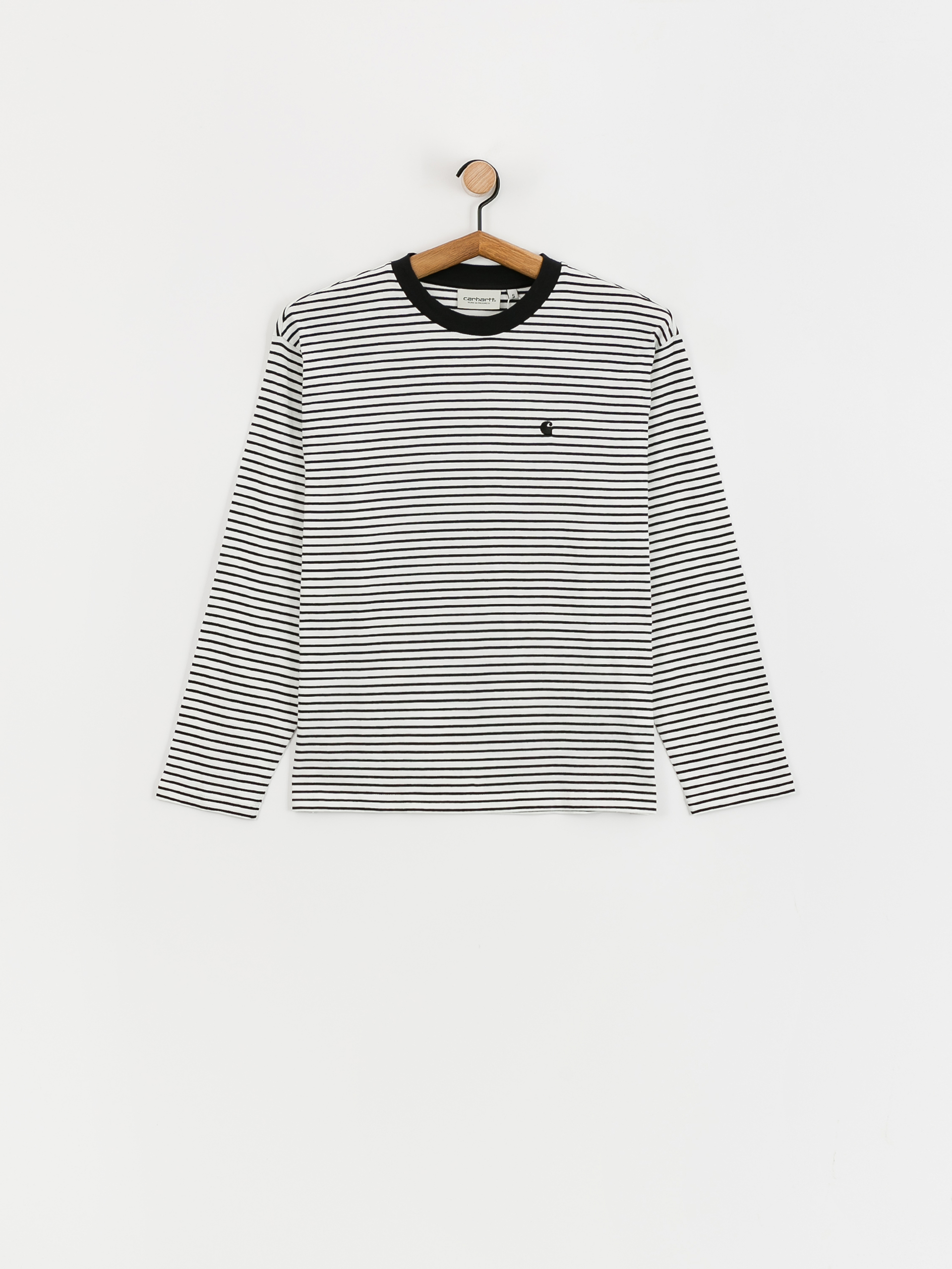 Hosszú ujjú felső Carhartt WIP Coleen Wmn (coleen stripe/white/black)
