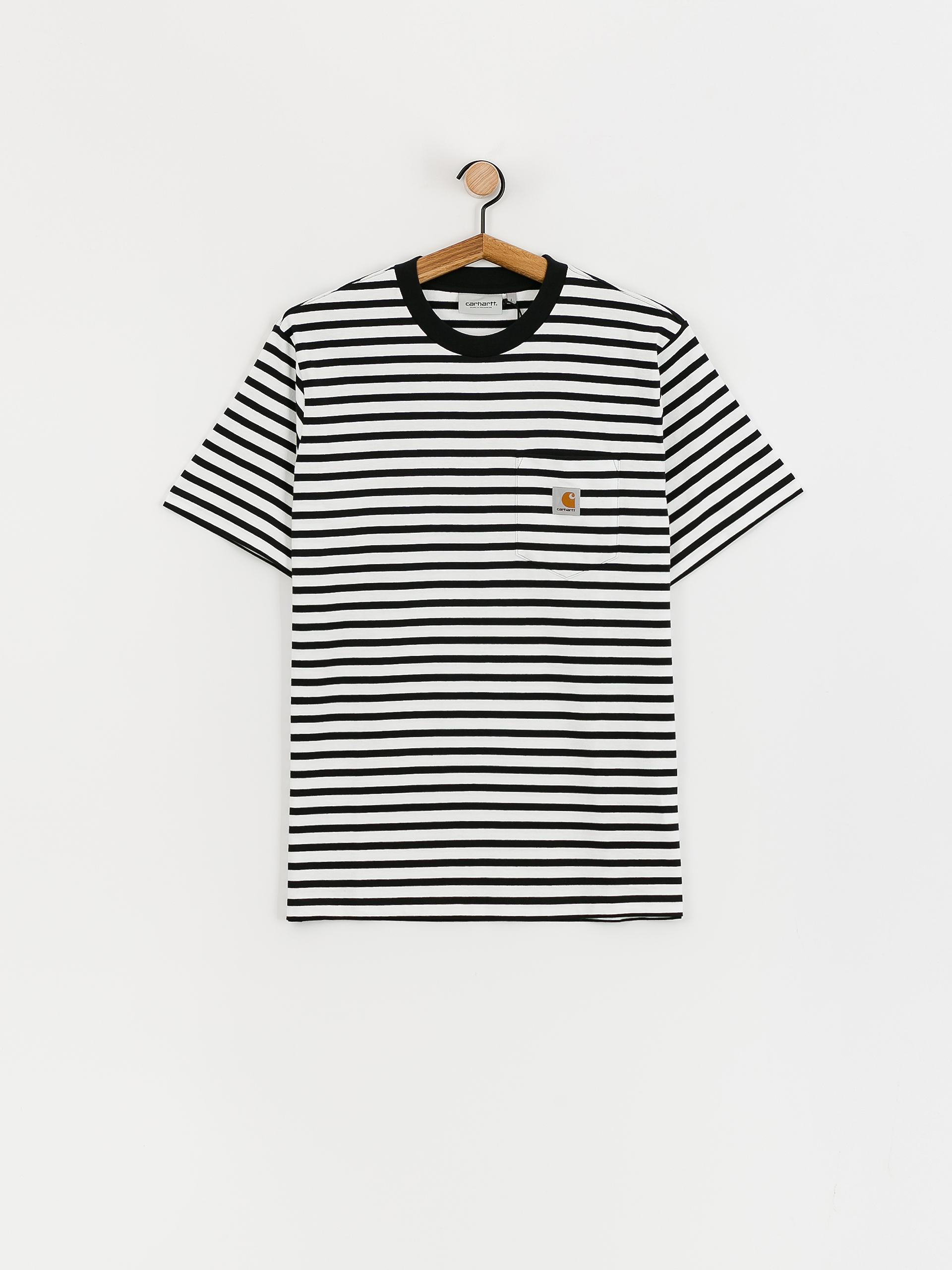 Póló Carhartt WIP Seidler Pocket (seidler stripe/black/white)