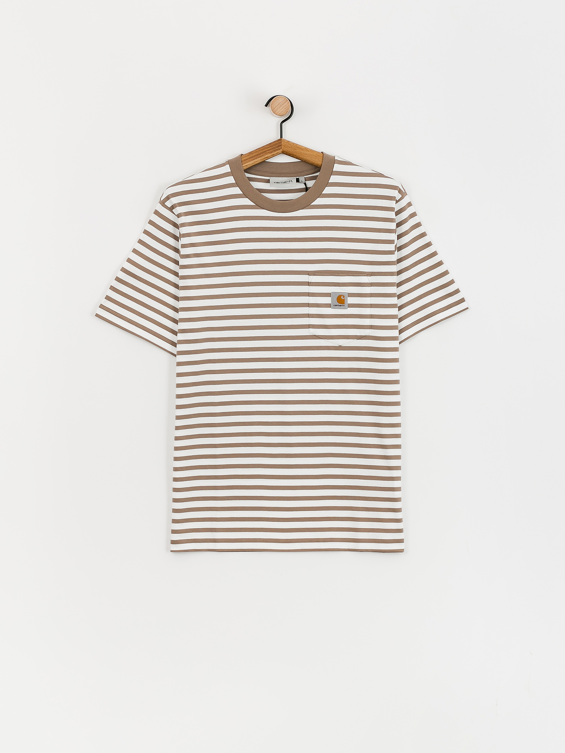 Póló Carhartt WIP Seidler Pocket (seidler stripe/branch/white)