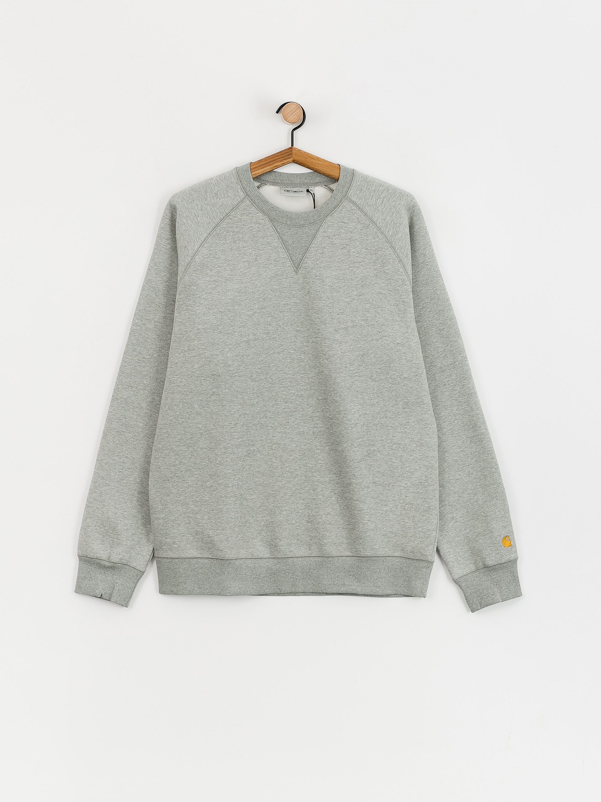 Pulóver Carhartt WIP Chase (grey heather/gold)