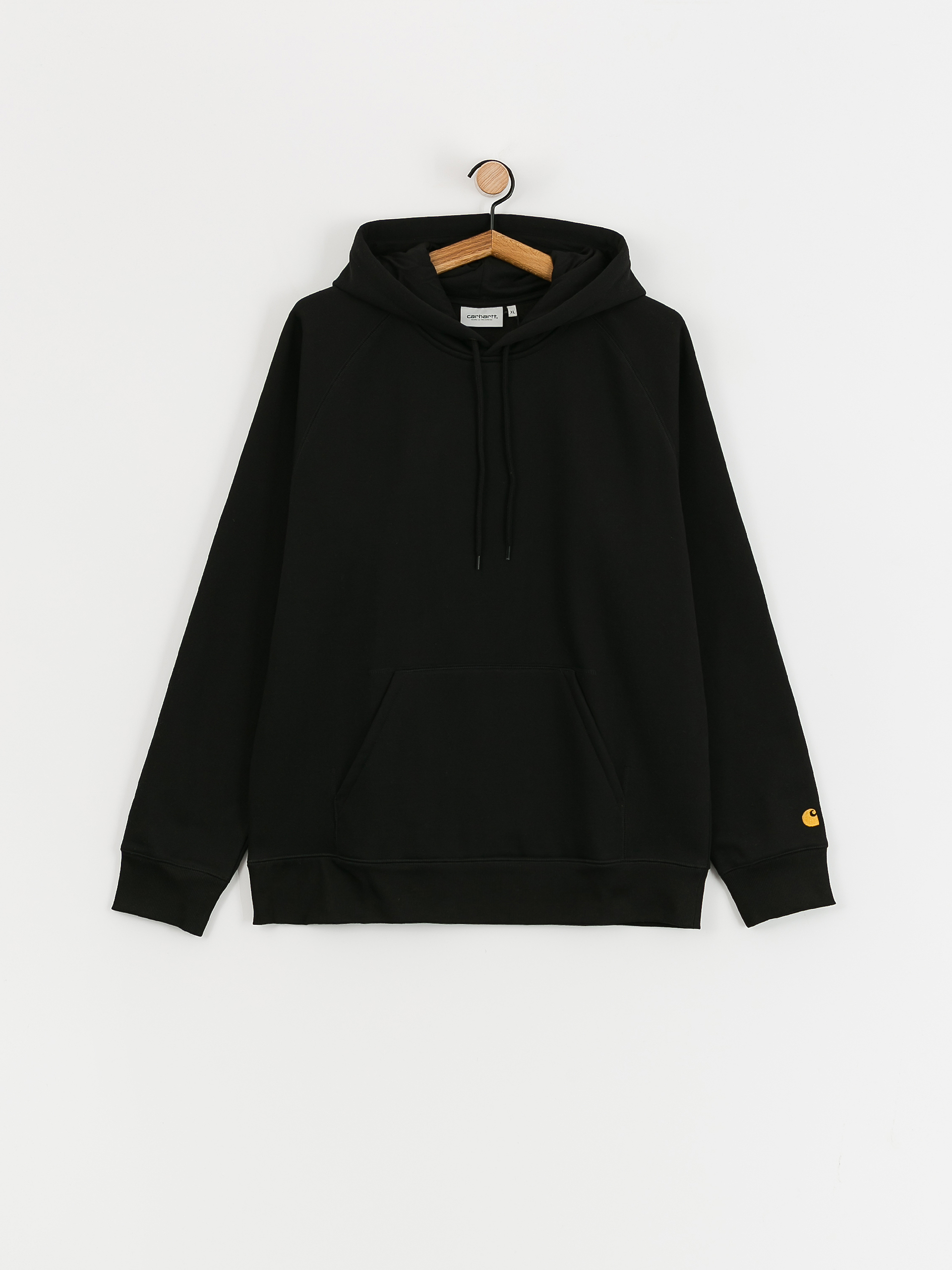Kapucnis pulóver Carhartt WIP Chase HD (black/gold)