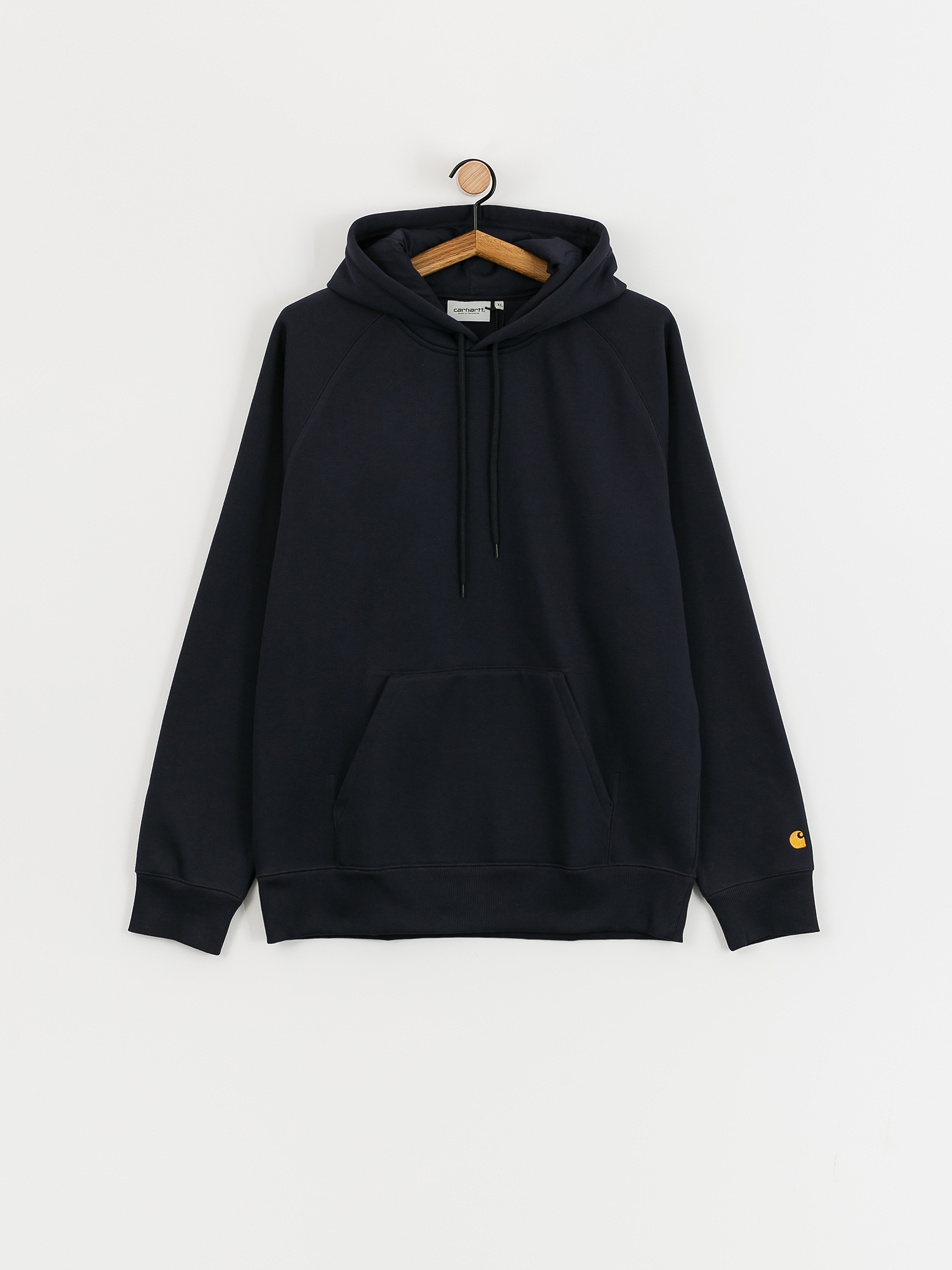Kapucnis pulóver Carhartt WIP Chase HD (dark navy/gold)