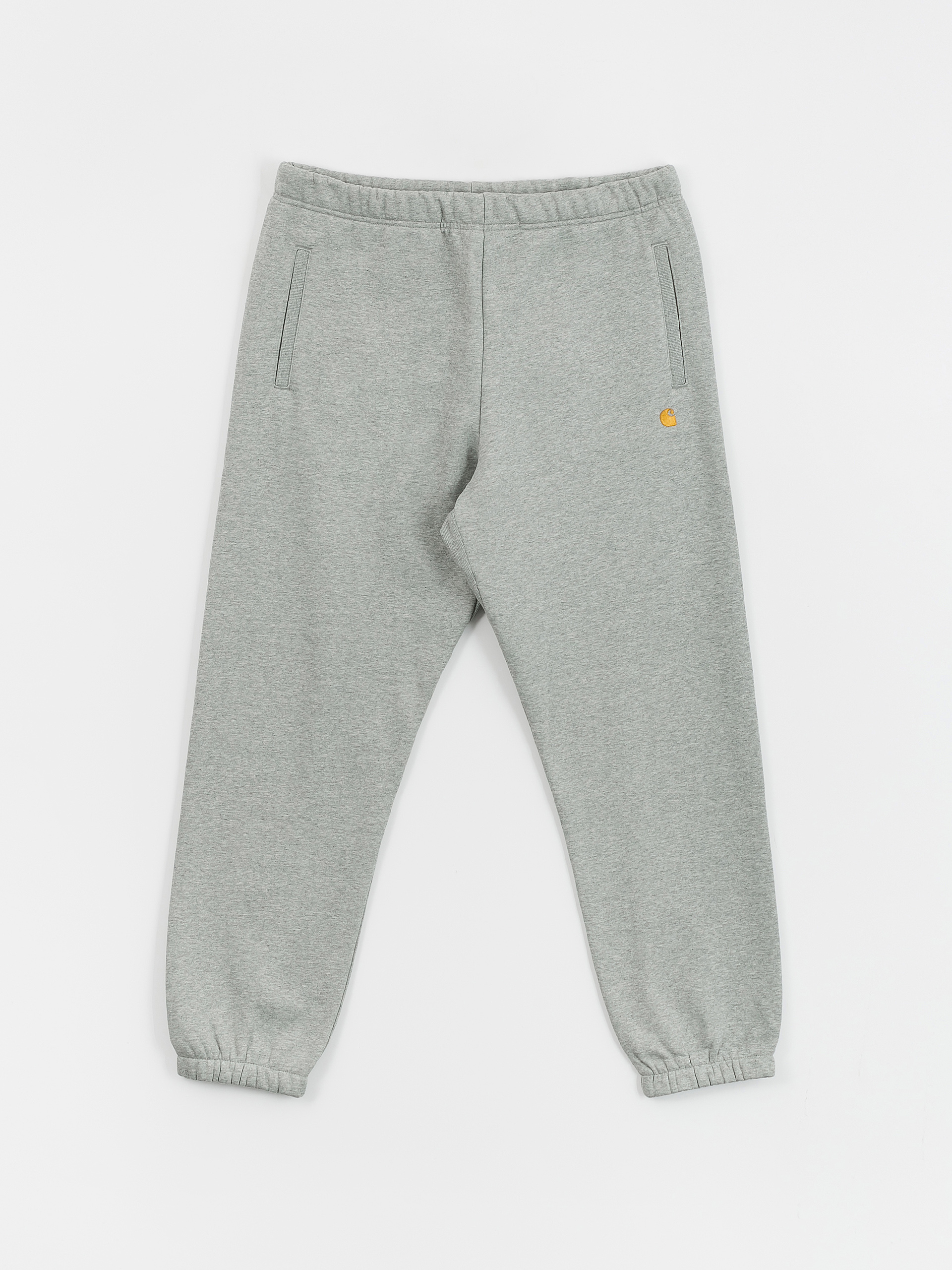 Kisnadrág Carhartt WIP Chase (grey heather/gold)
