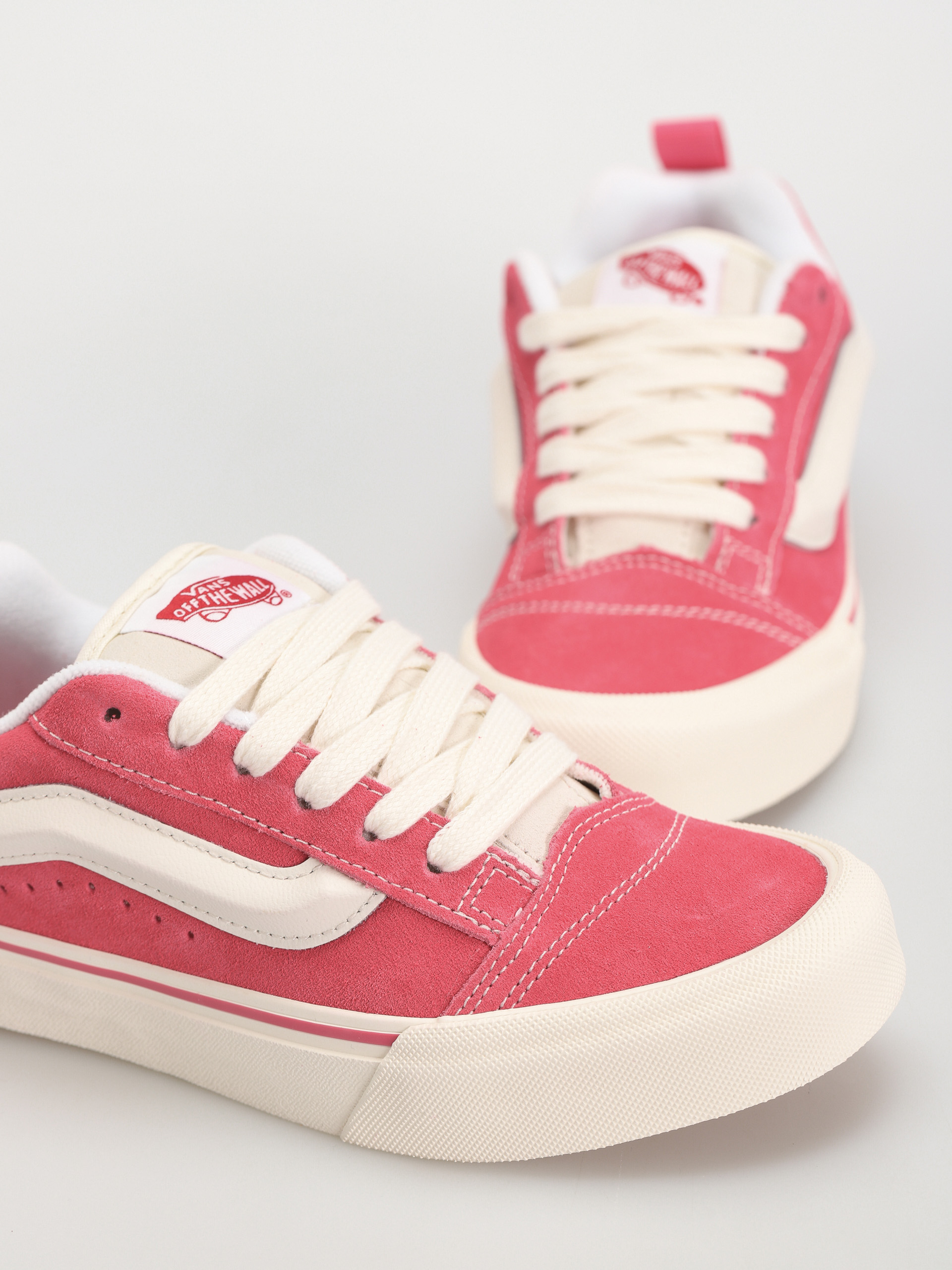 Vans Knu Skool Cipők (retro color pink/true white)