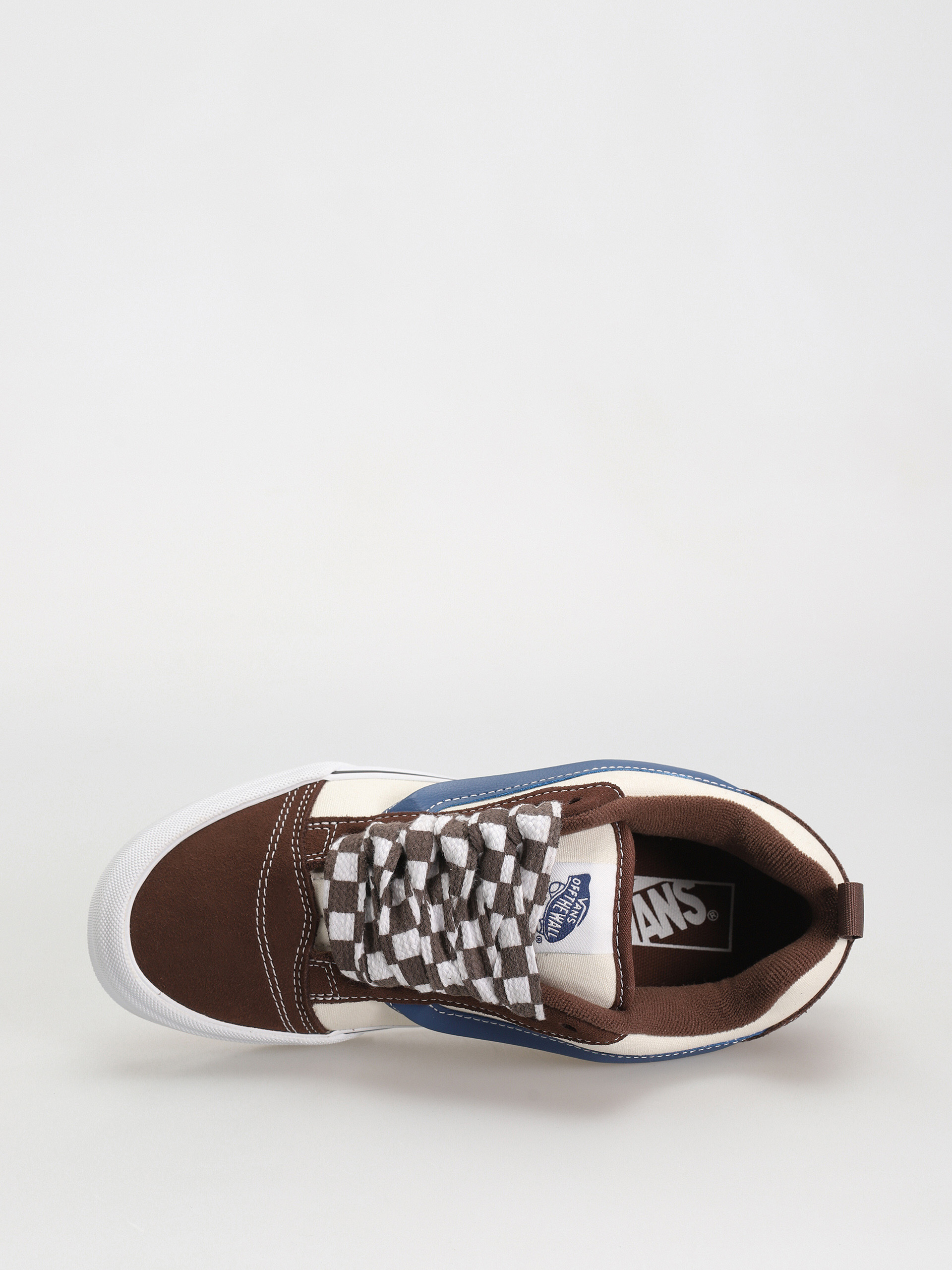 Vans Knu Skool Cipők (mega check potting soil)