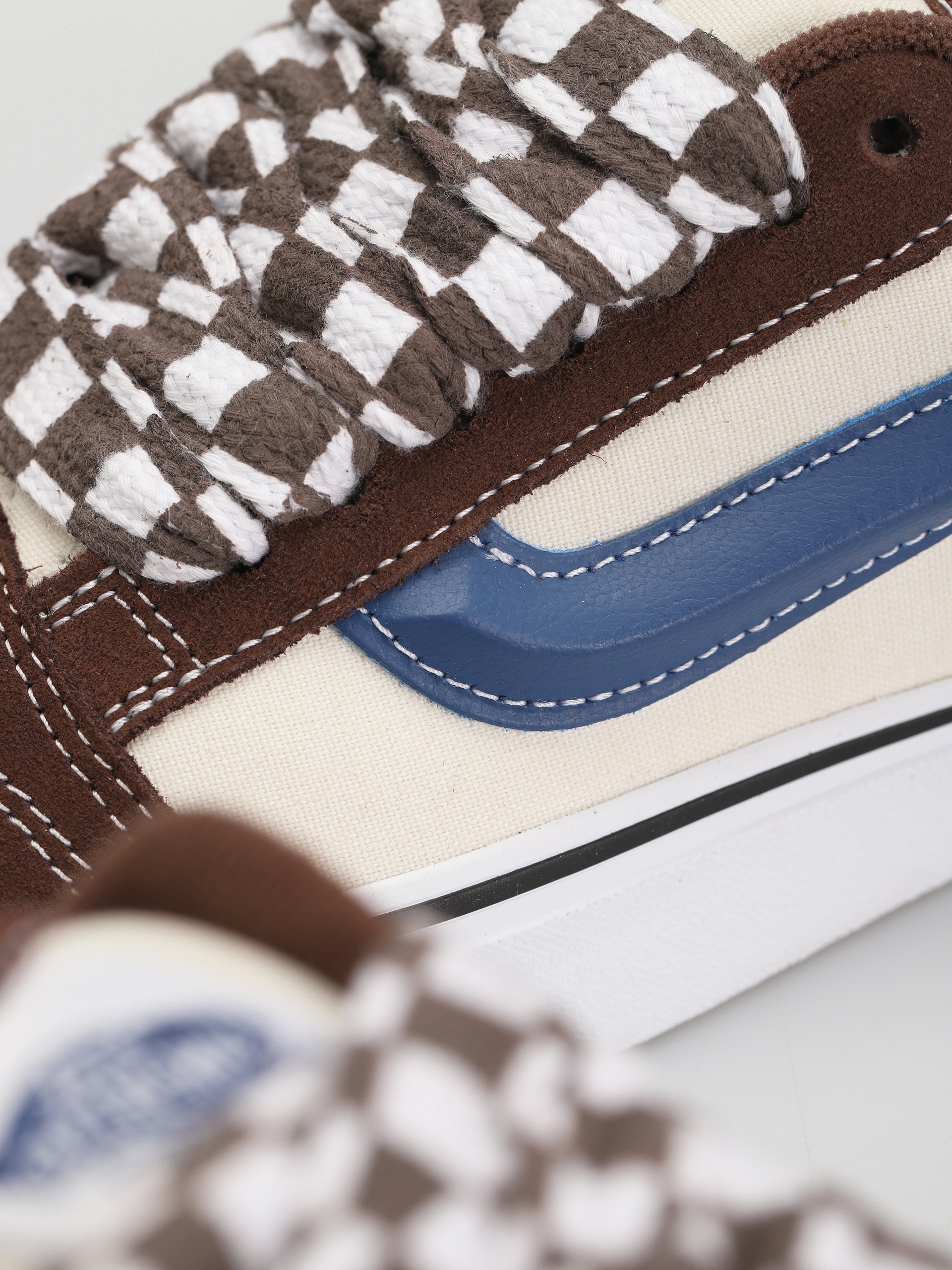 Vans Knu Skool Cipők (mega check potting soil)