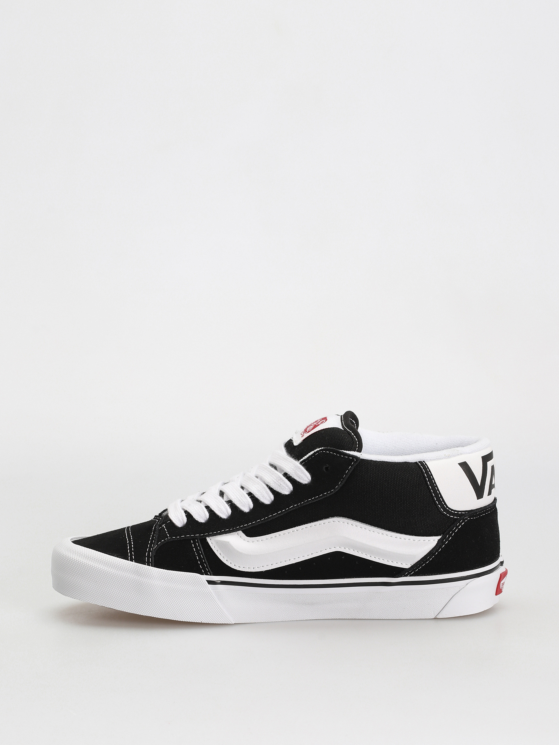Vans Knu Mid Cipők (black/true white)