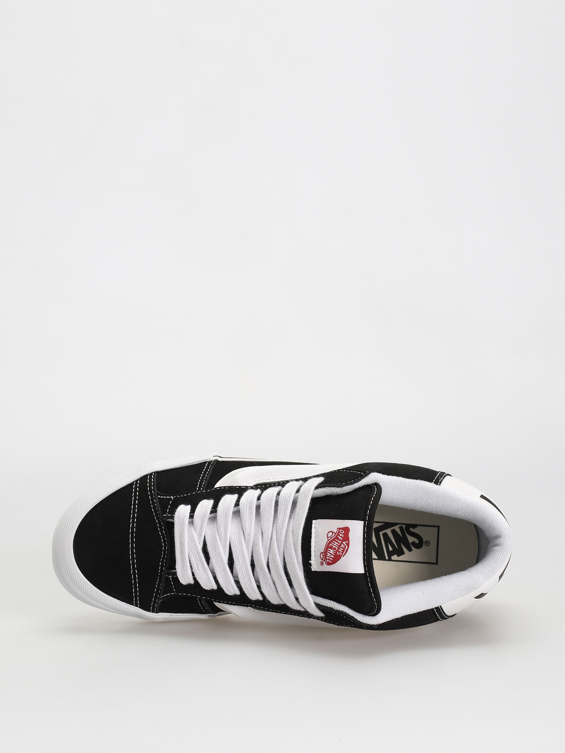 Vans Knu Mid Cipők (black/true white)