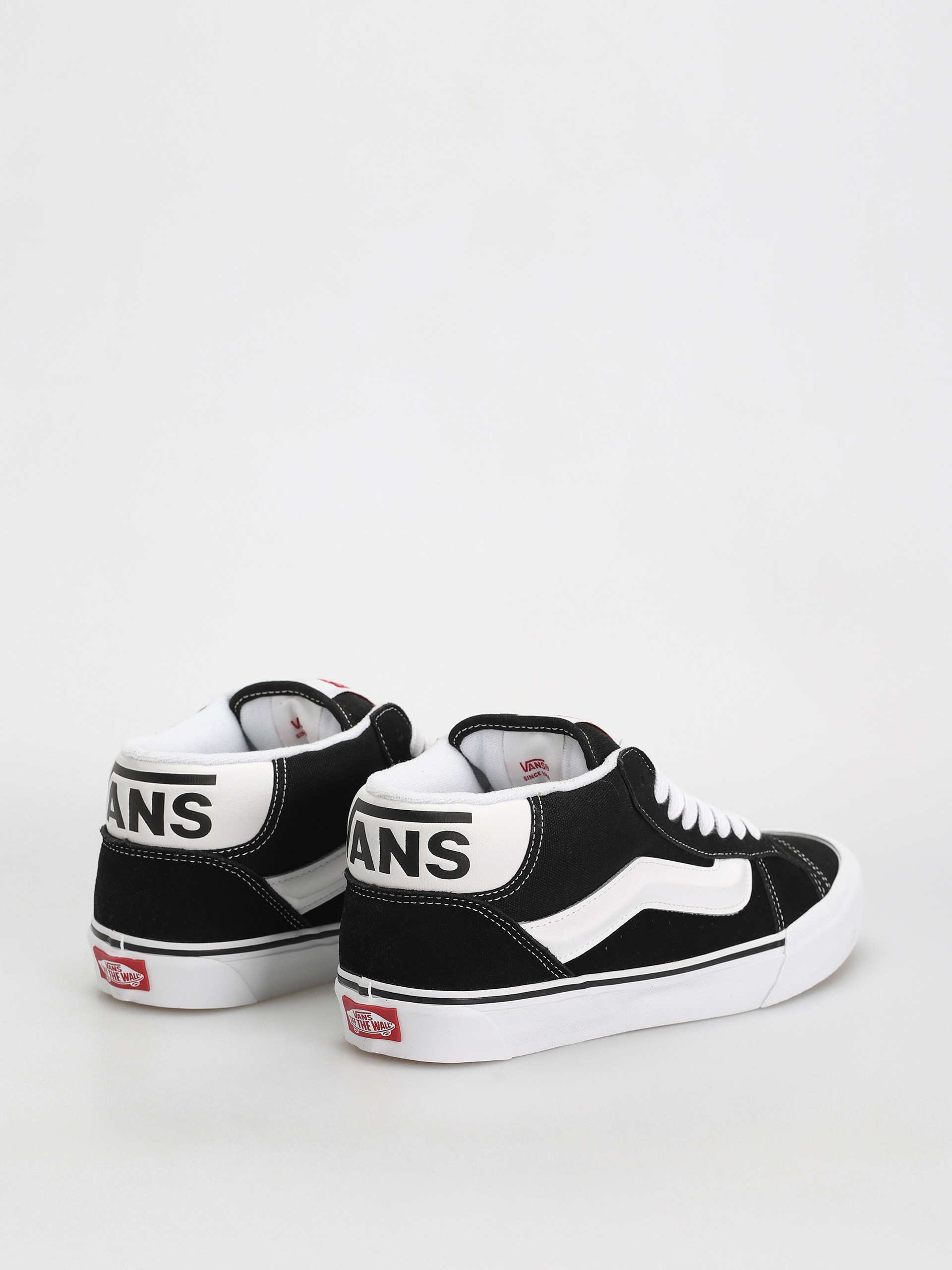 Vans Knu Mid Cipők (black/true white)