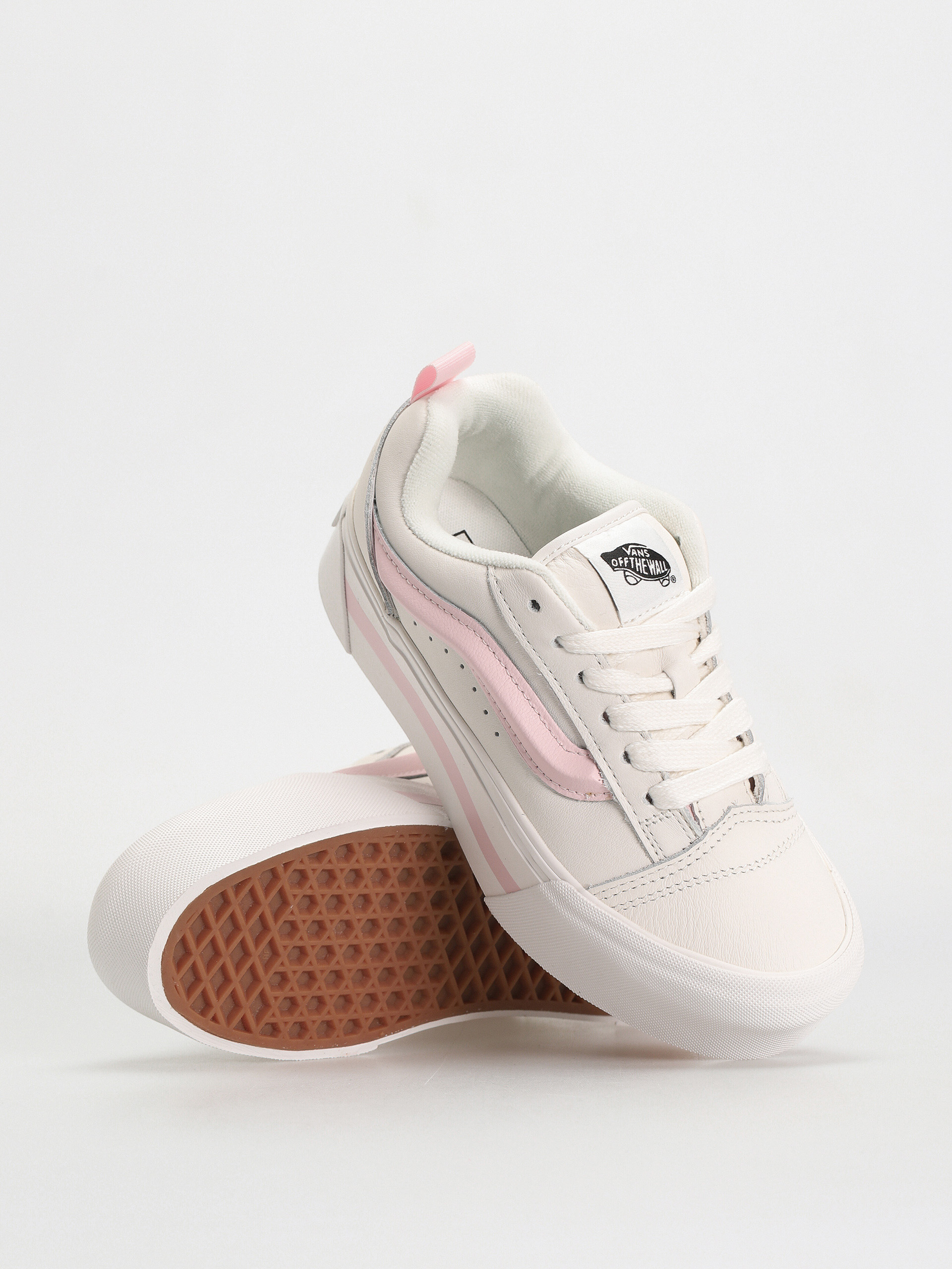Vans Knu Stack Cipők (smarten up white/pink)