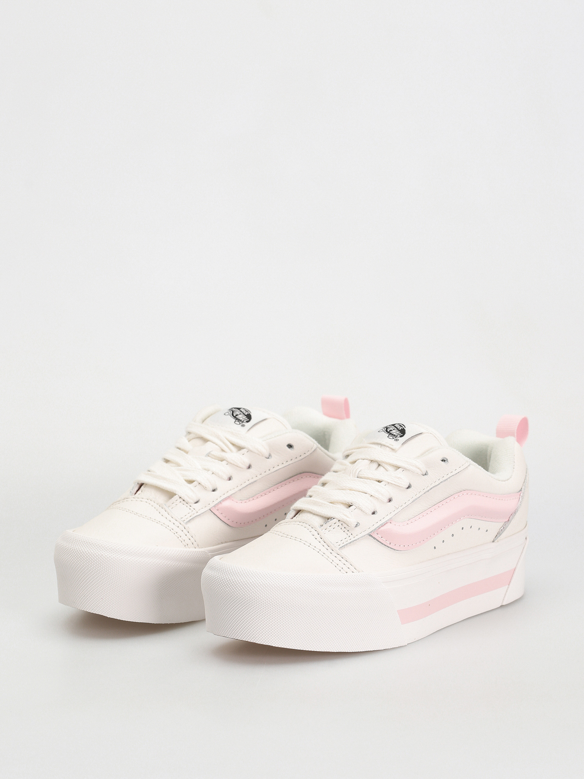 Vans Knu Stack Cipők (smarten up white/pink)