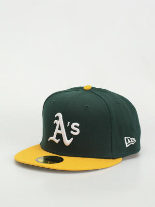 New Era MLB AC Perf 59Fifty Oakland Athletics Baseball sapka (green/yellow)