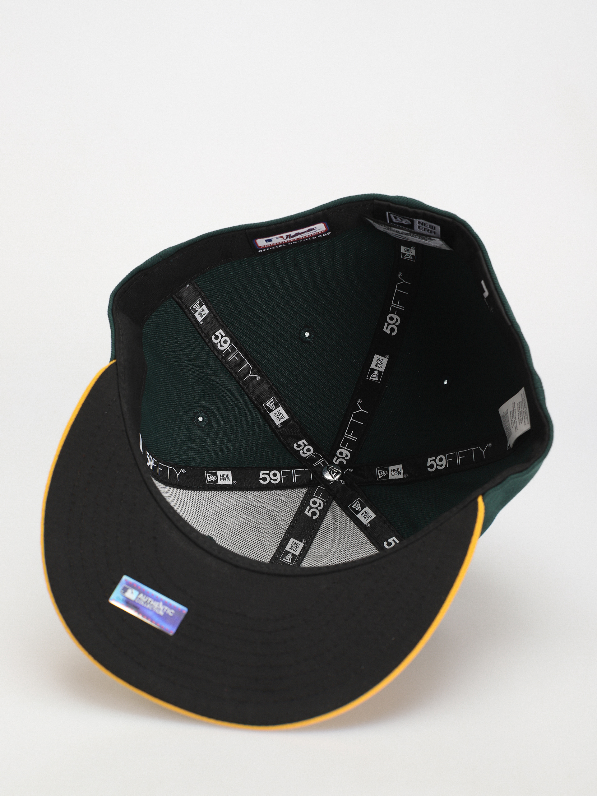 New Era MLB AC Perf 59Fifty Oakland Athletics Baseball sapka (green/yellow)
