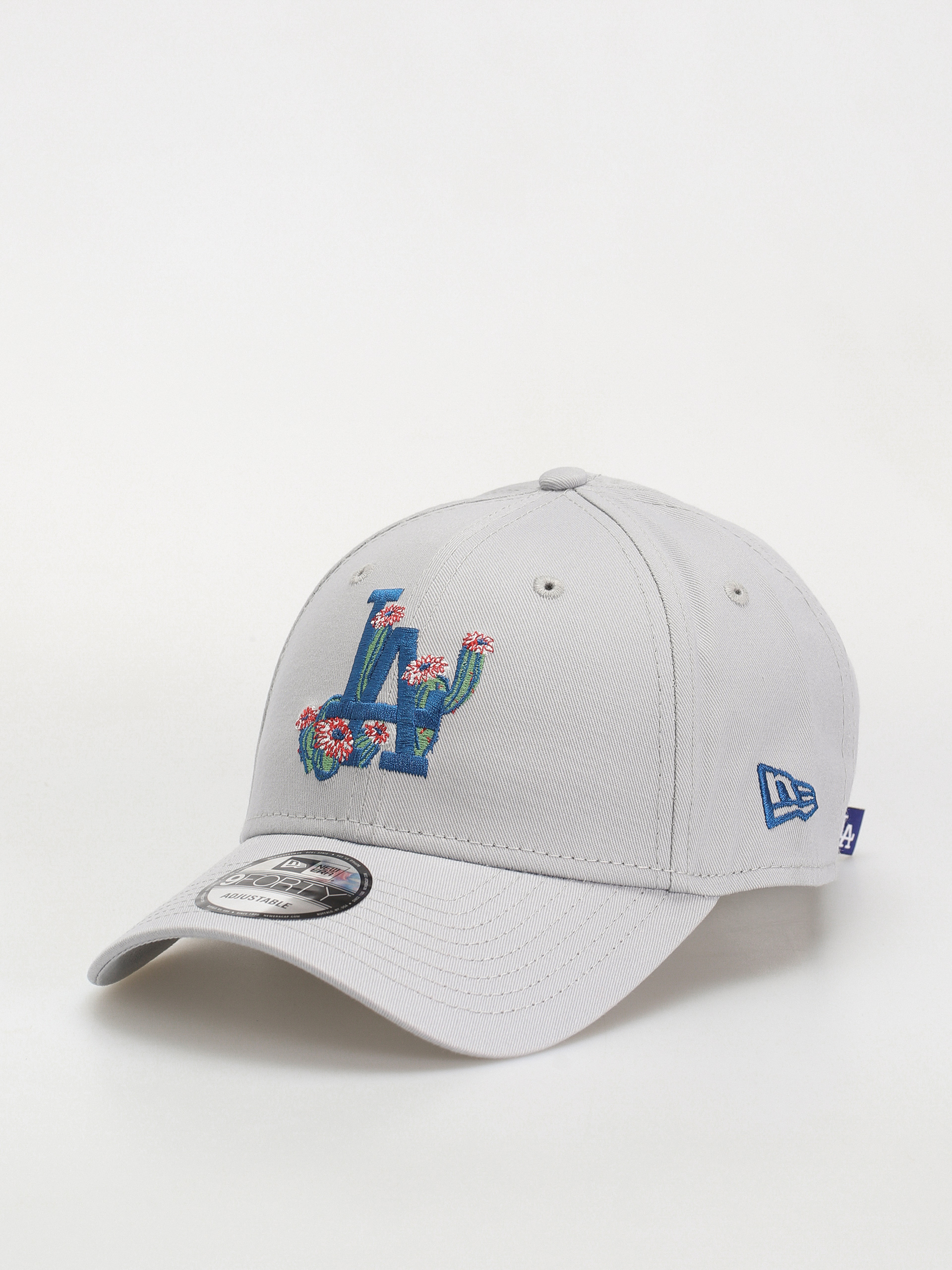 New Era Flower Icon 9Forty Los Angeles Dodgers Baseball sapka (gray)